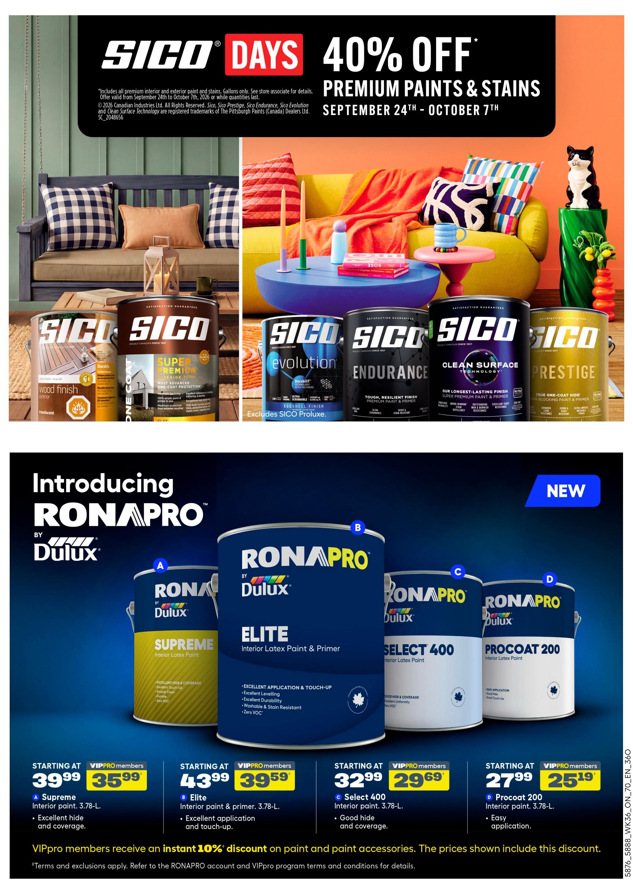 Rona & Rona+ (ON) Flyer October 1 to 7
