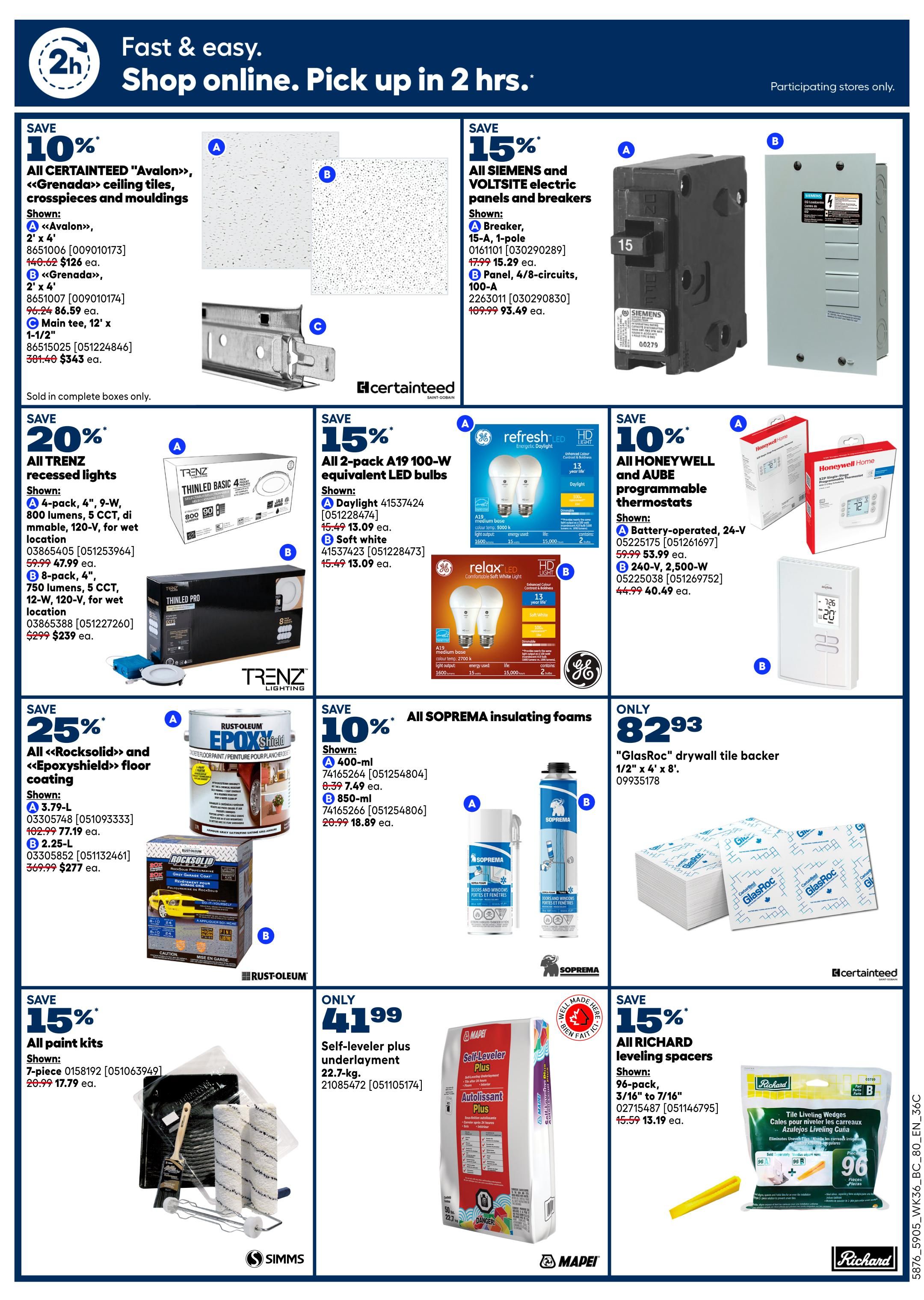Rona & Rona+ (BC) Flyer October 1 to 7