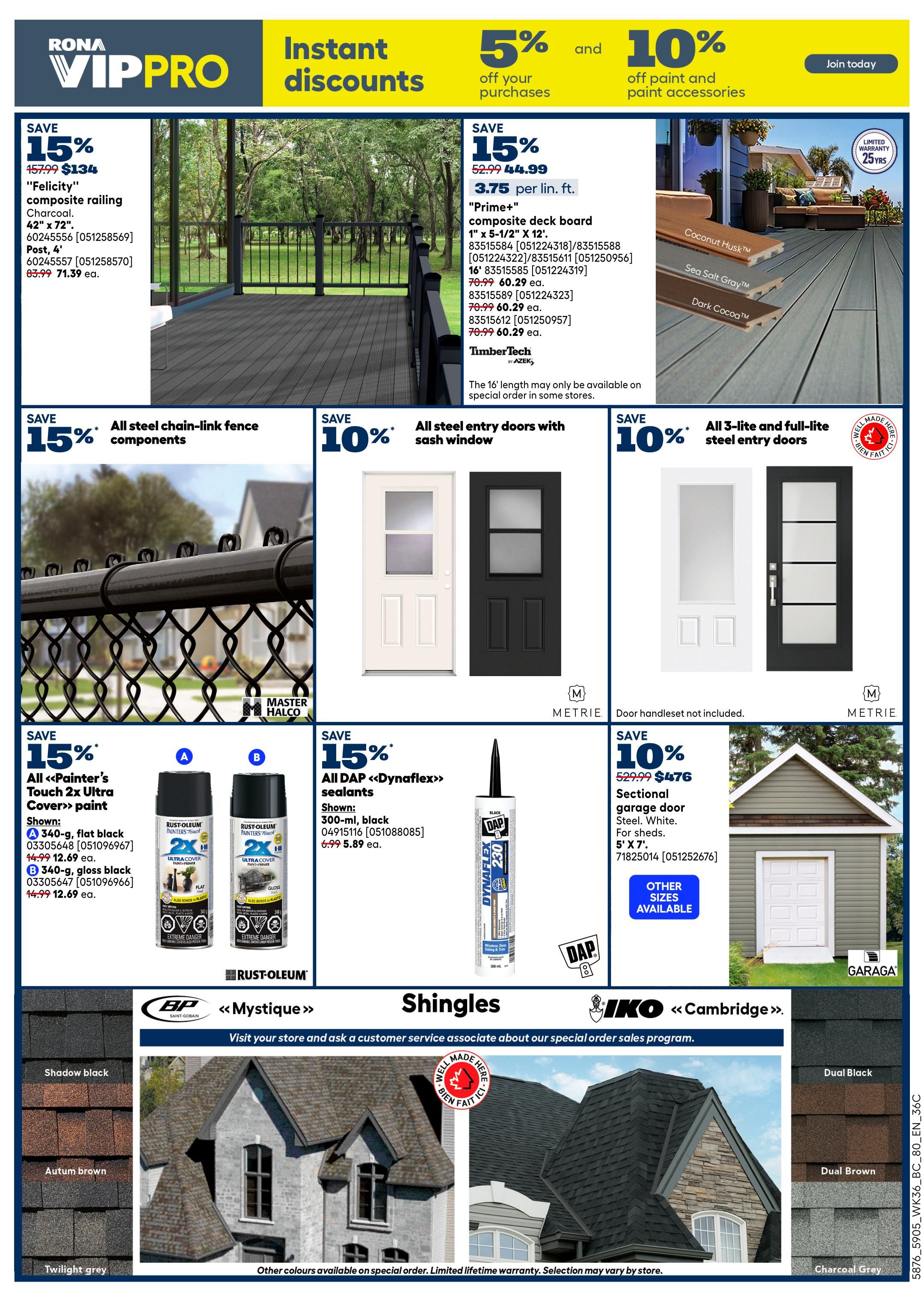 Rona & Rona+ (BC) Flyer October 1 to 7