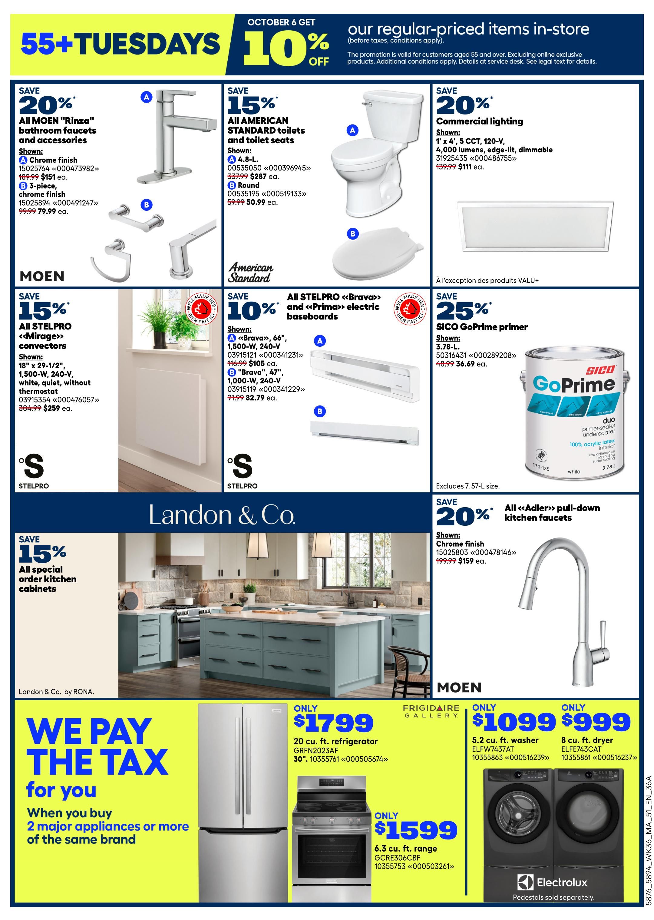 Rona & Rona+ (Atlantic) Flyer October 1 to 7