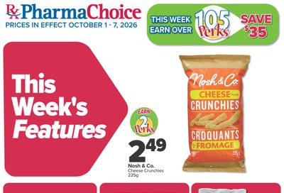 PharmaChoice (BC, AB, SK & MB) Flyer October 1 to 7