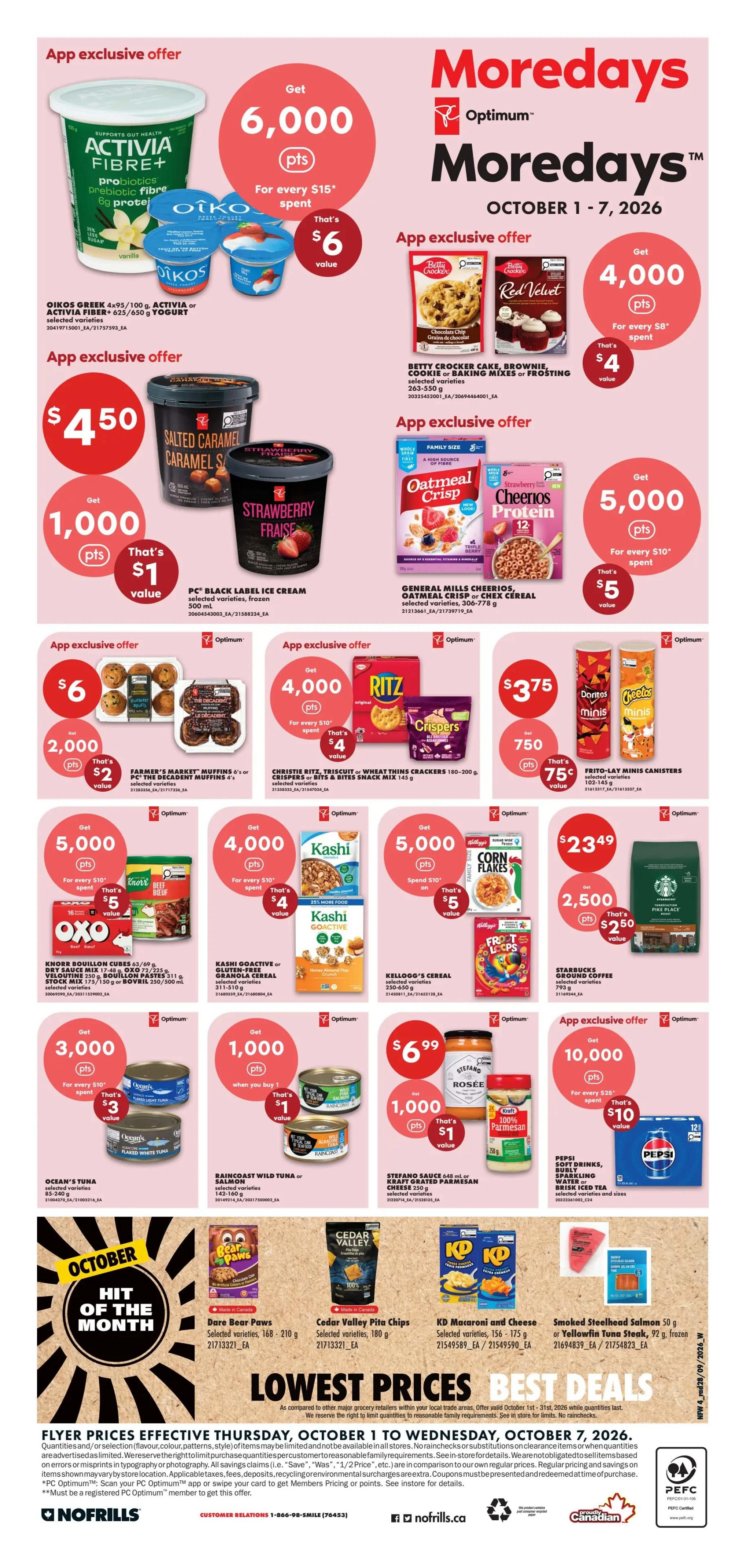 No Frills (West) Flyer October 1 to 7