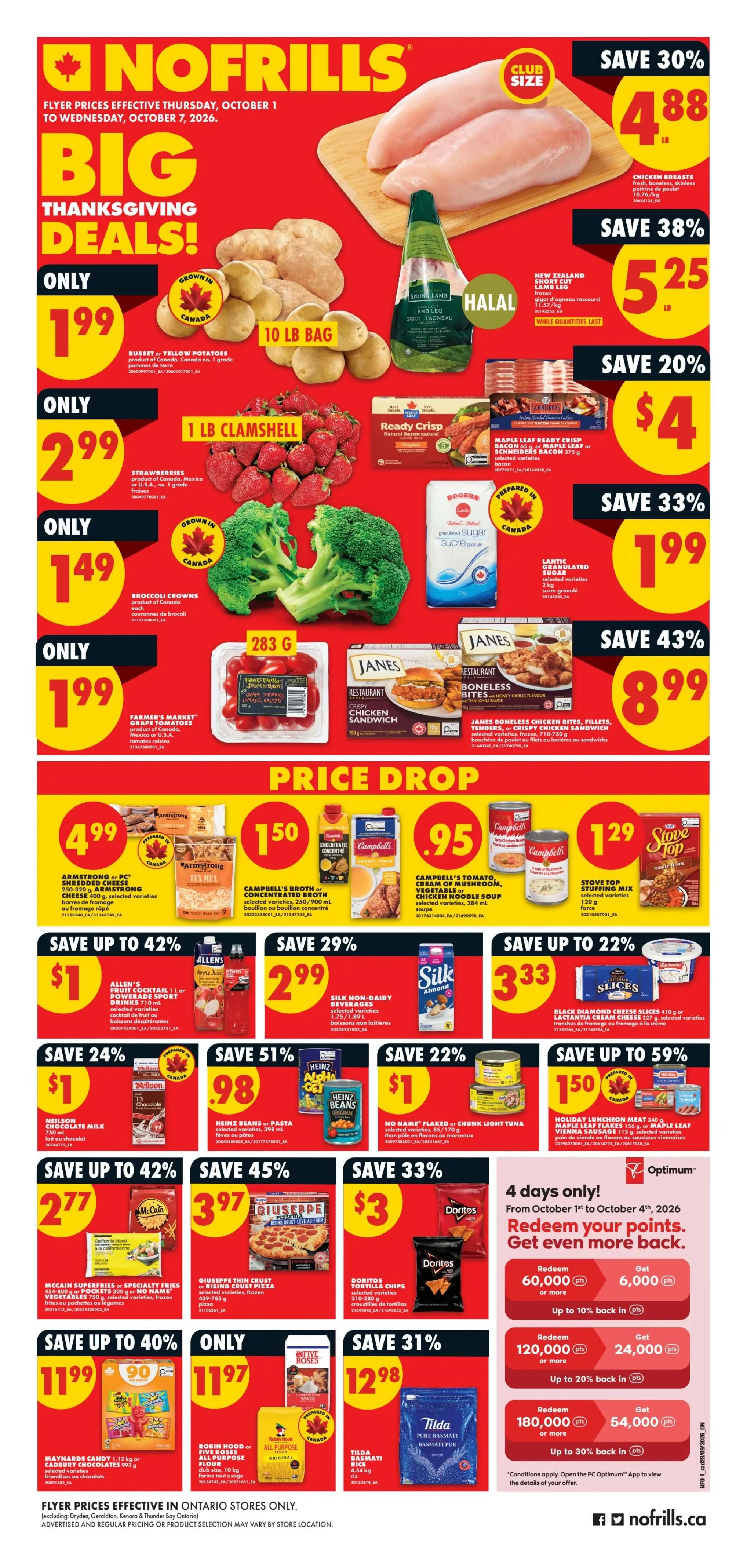 No Frills (ON) Flyer October 1 to 7