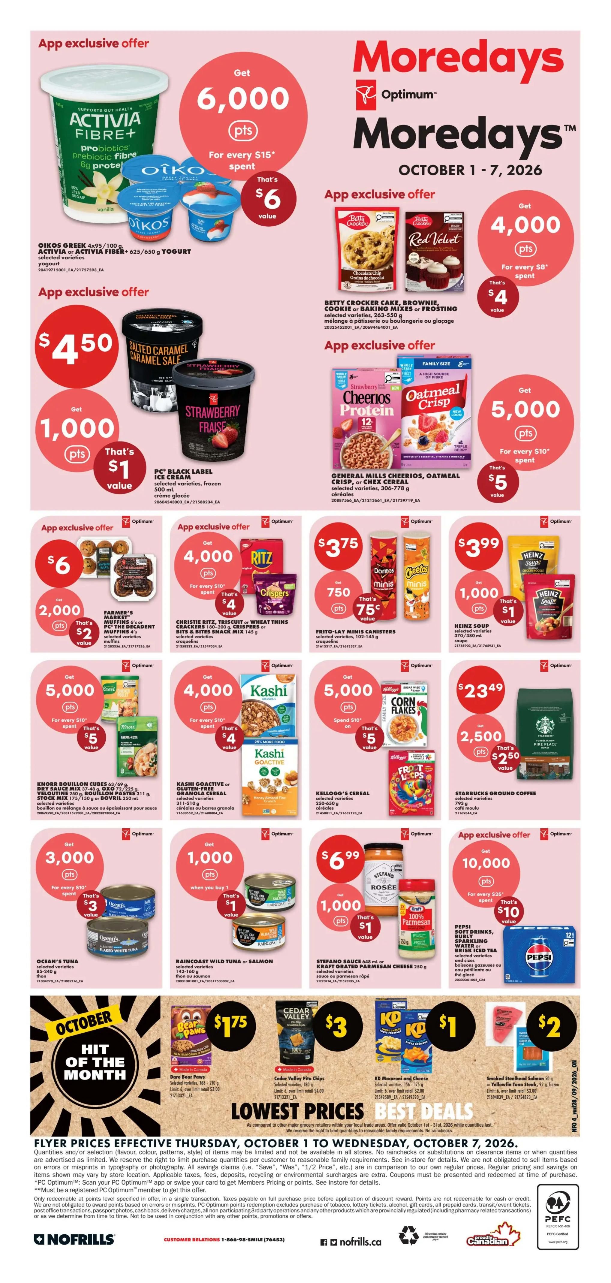 No Frills (ON) Flyer October 1 to 7
