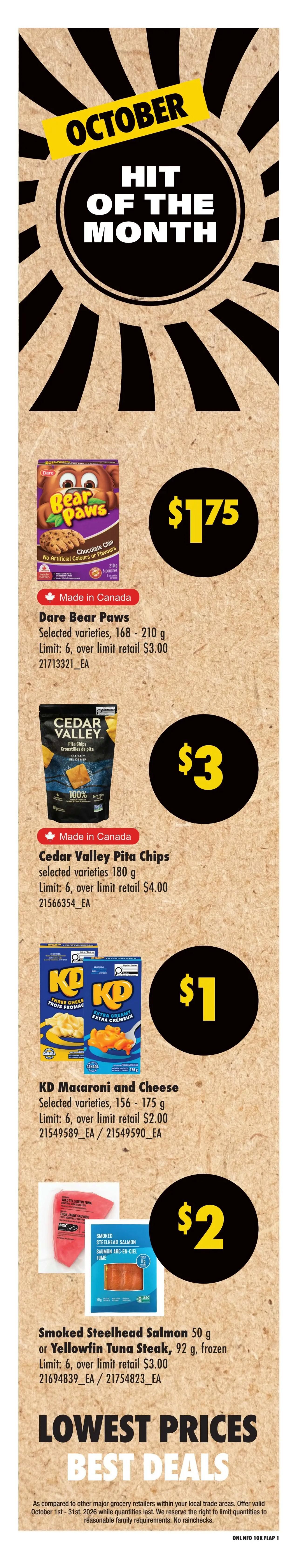 No Frills (ON) Flyer October 1 to 7