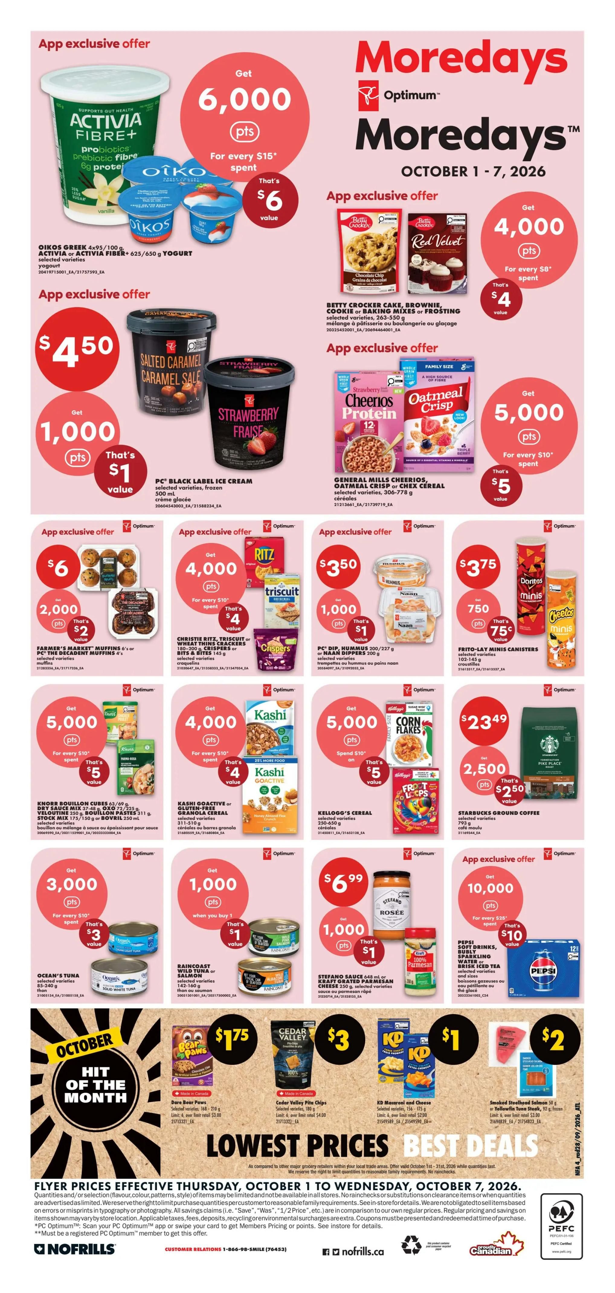 No Frills (Atlantic) Flyer October 1 to 7