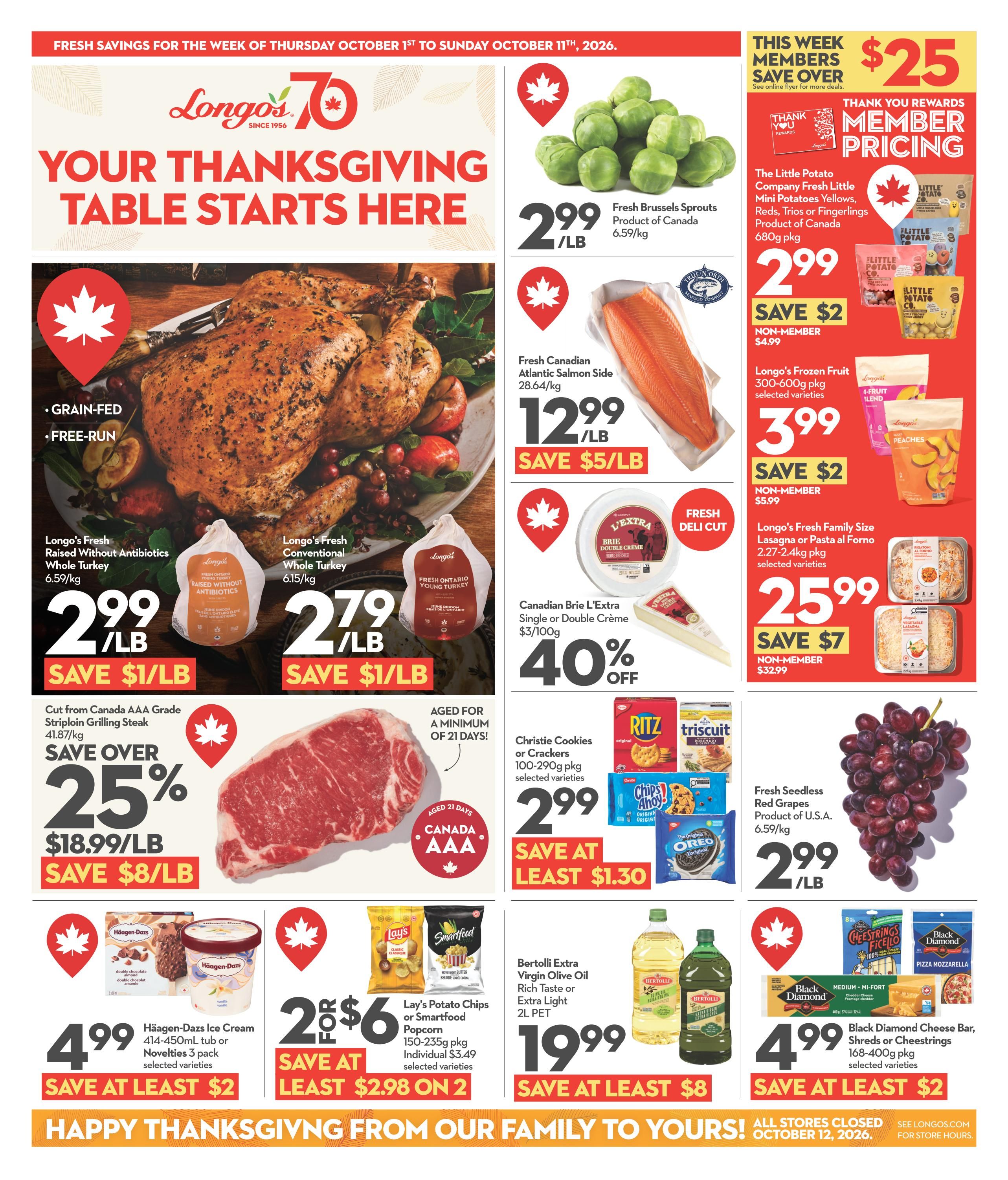 Longo's Flyer October 1 to 11