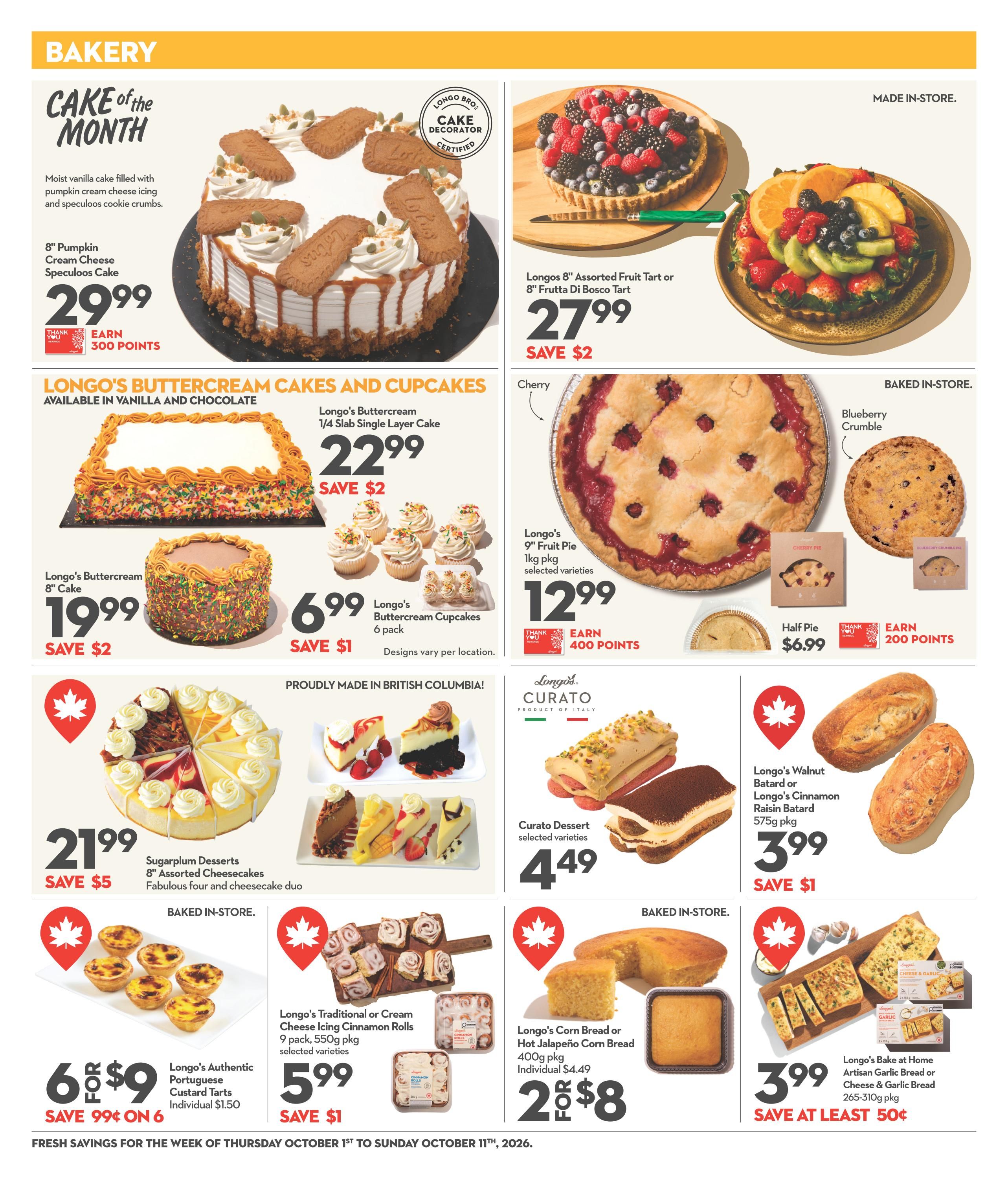 Longo's Flyer October 1 to 11