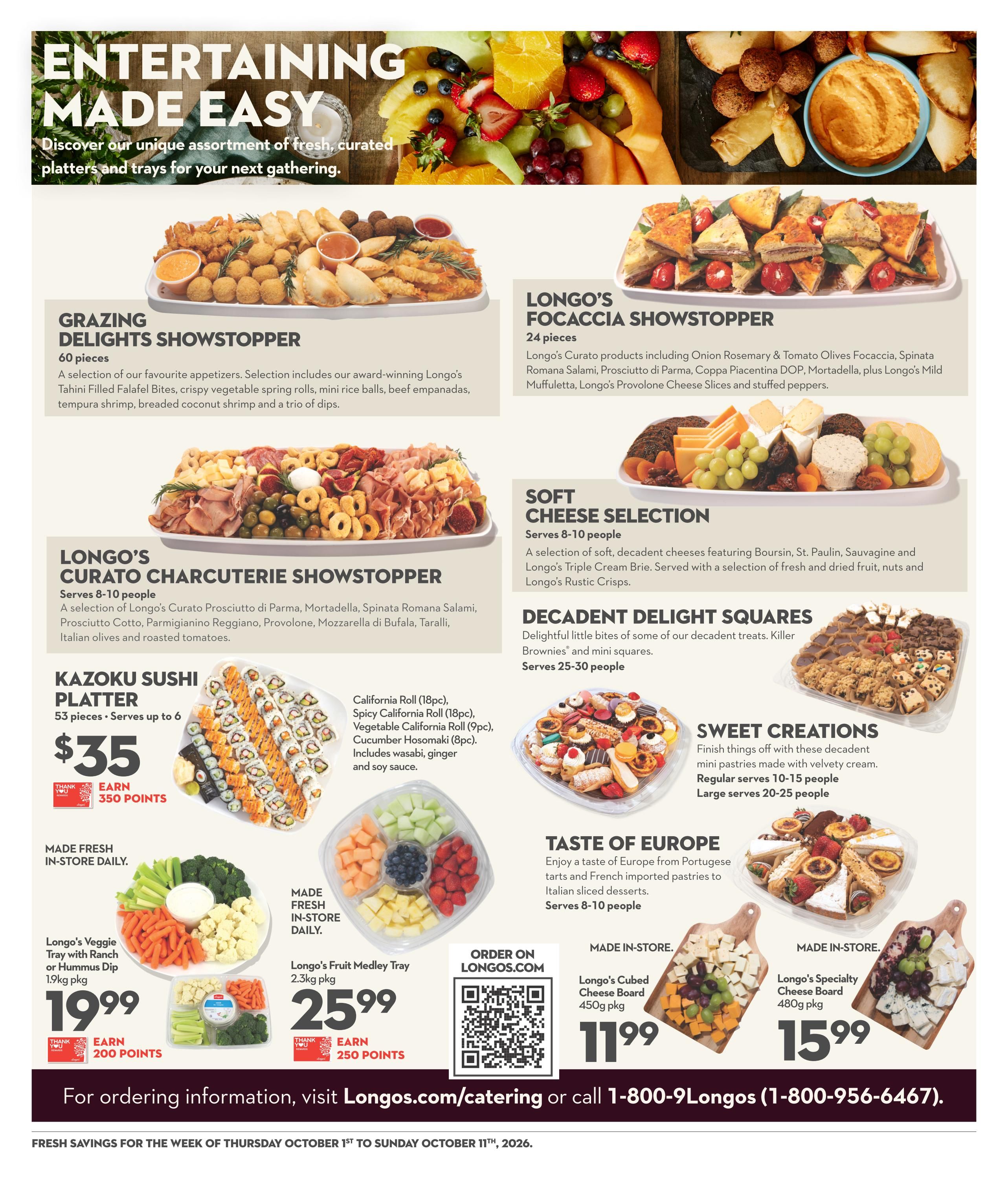 Longo's Flyer October 1 to 11