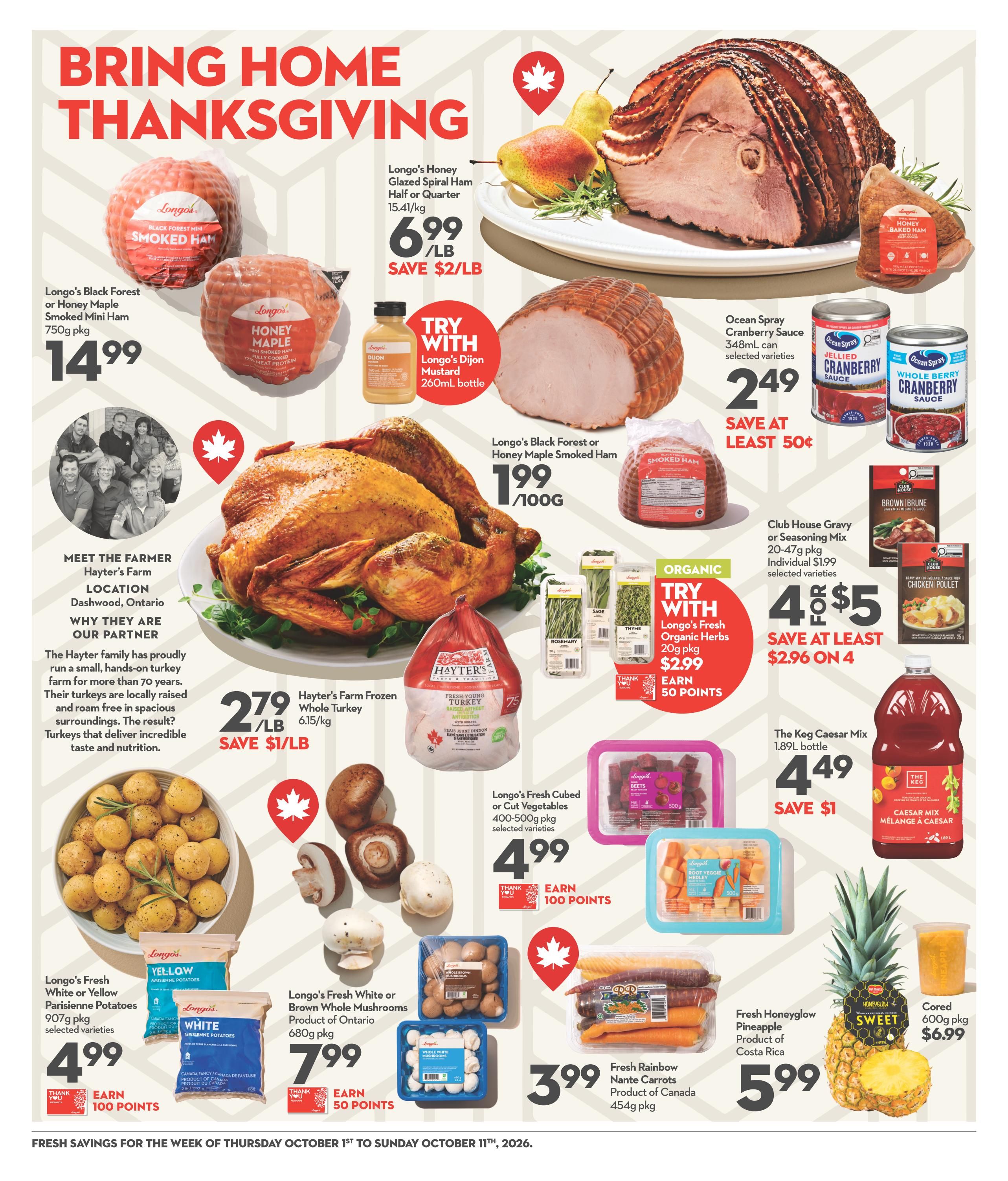 Longo's Flyer October 1 to 11