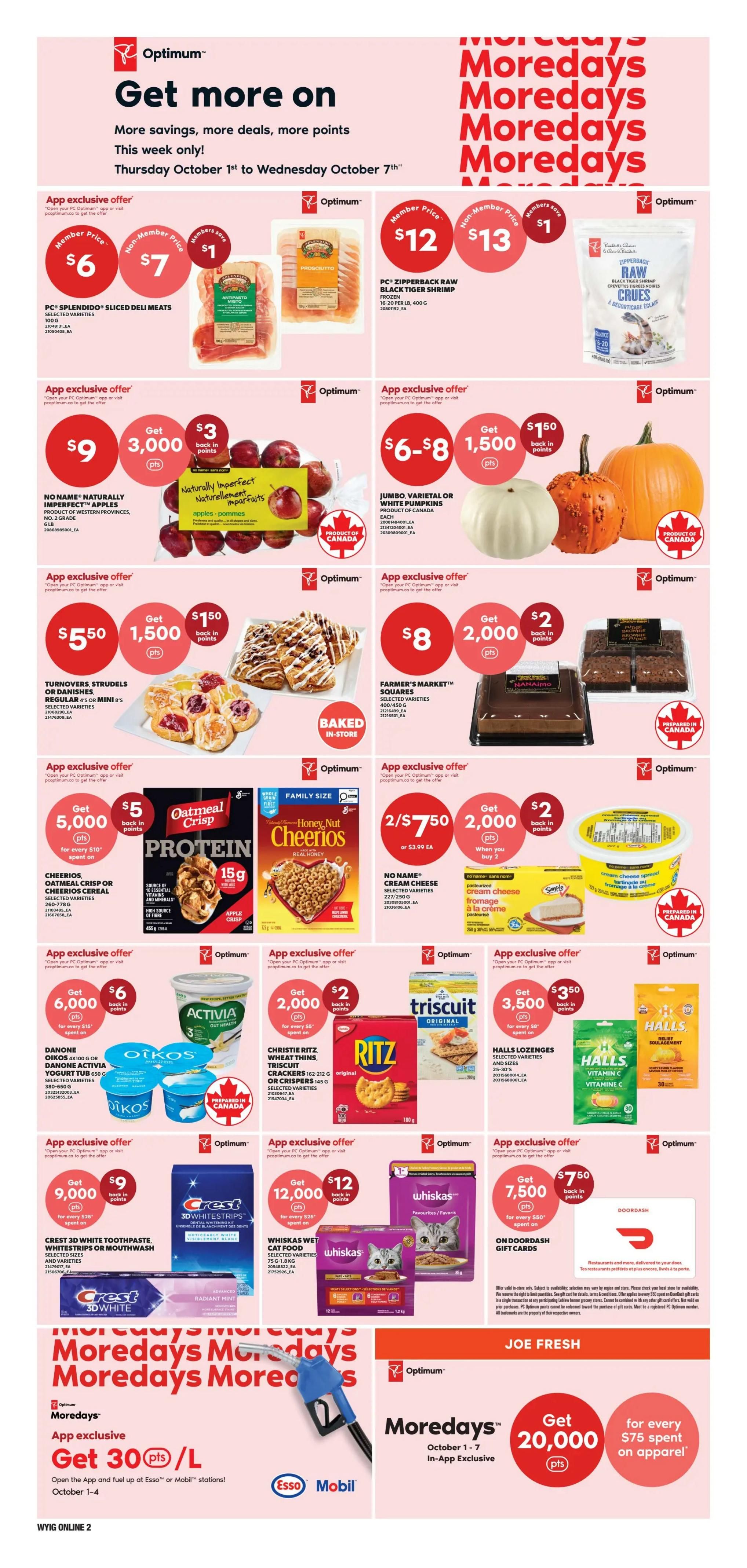 Loblaws City Market (West) Flyer October 1 to 7