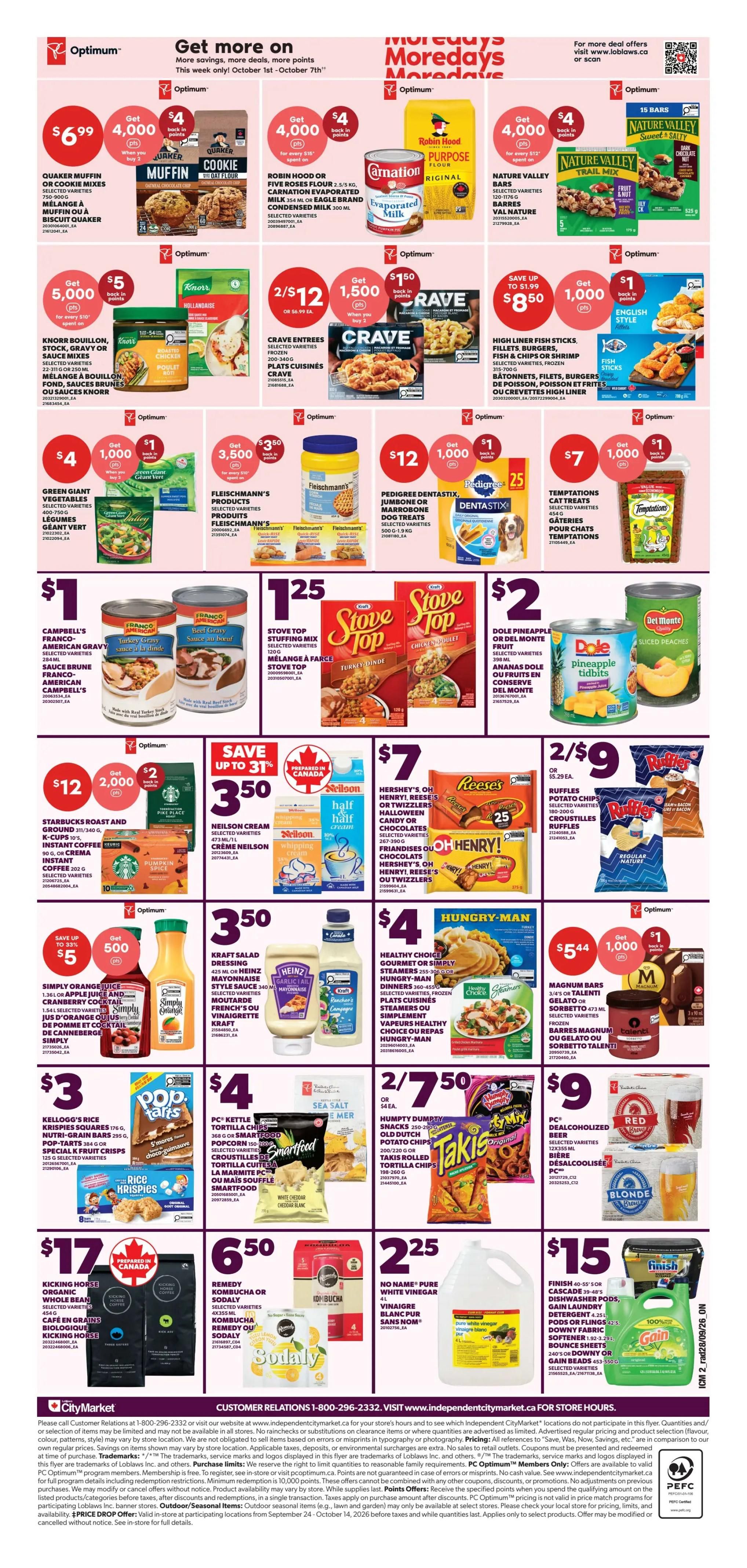 Loblaws City Market (ON) Flyer October 1 to 7