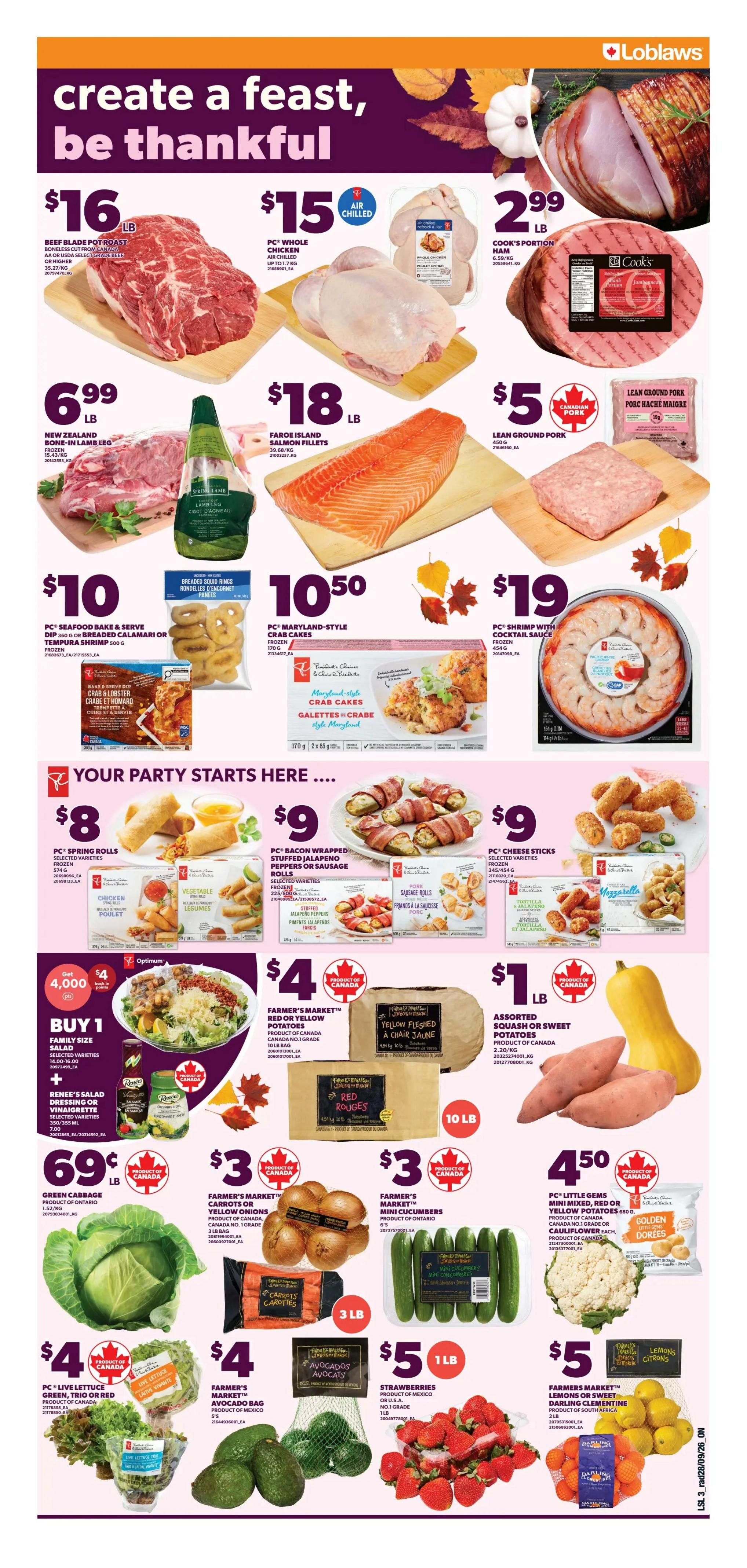 Loblaws (ON) Flyer October 1 to 7