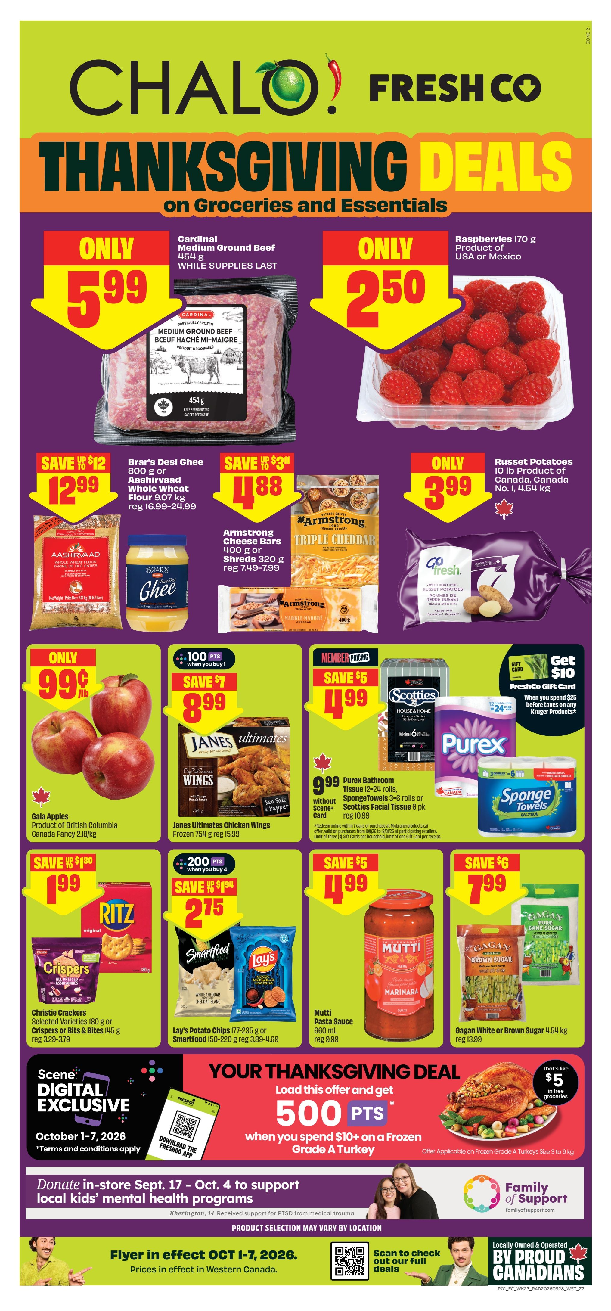 Chalo! FreshCo (West) Flyer October 1 to 7