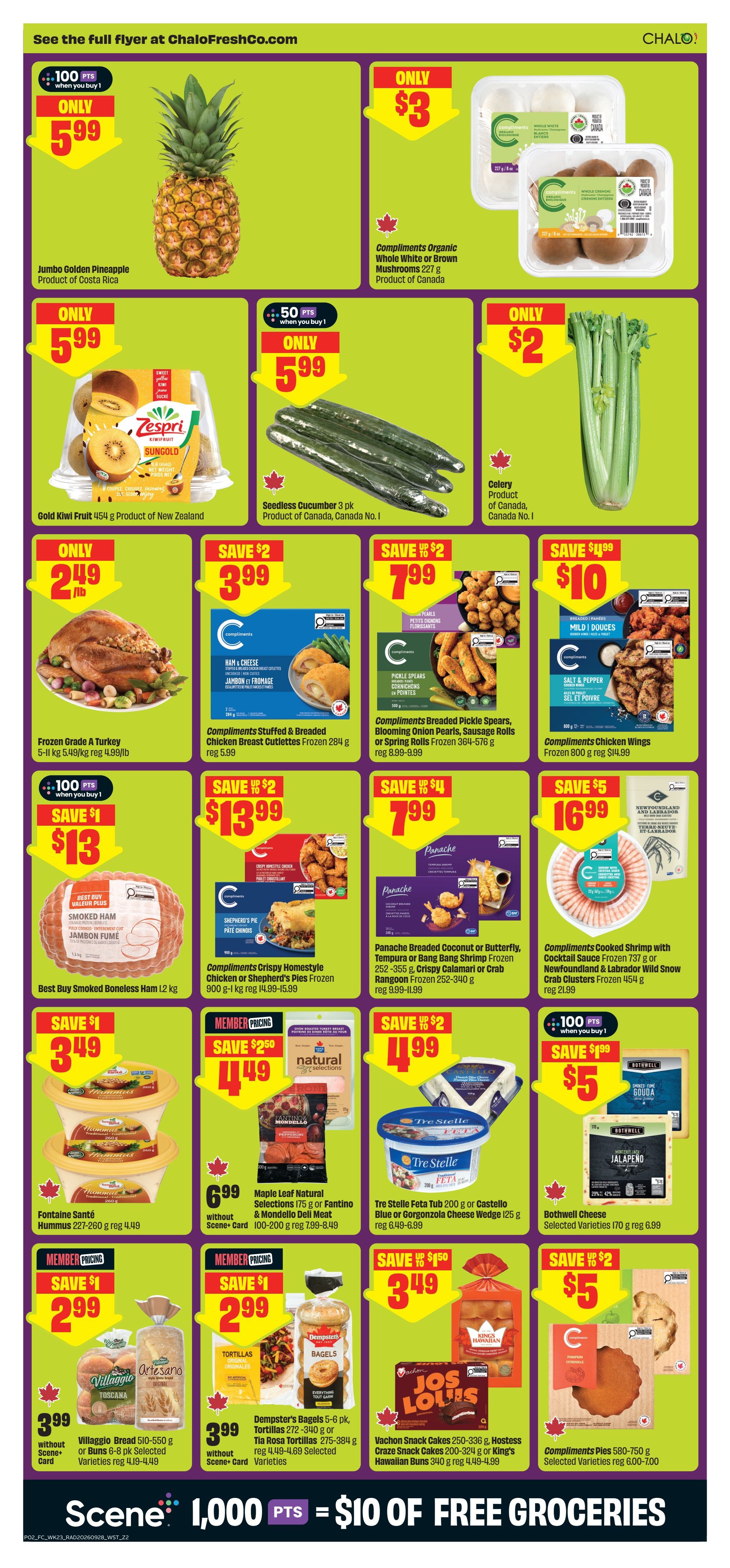 Chalo! FreshCo (West) Flyer October 1 to 7