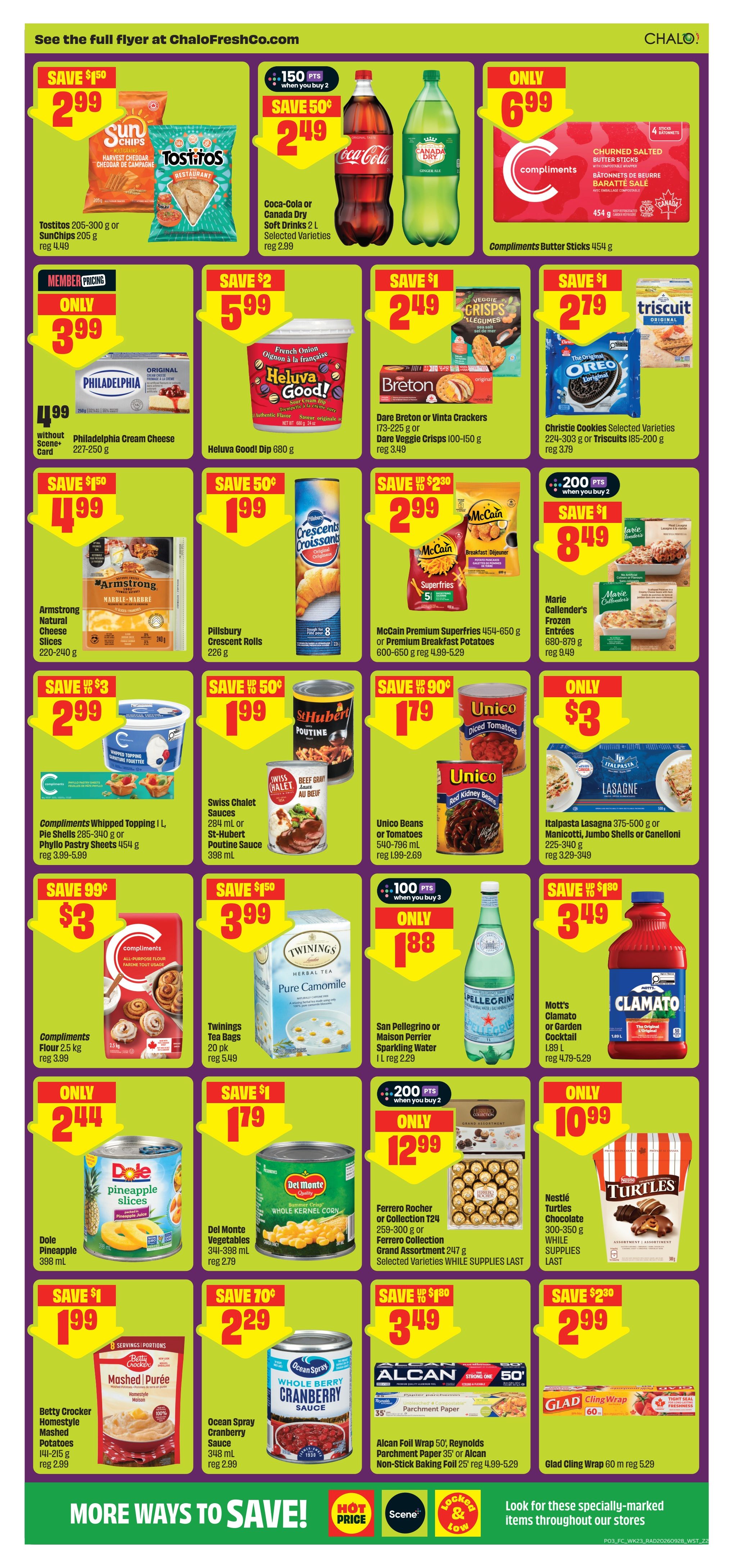 Chalo! FreshCo (West) Flyer October 1 to 7