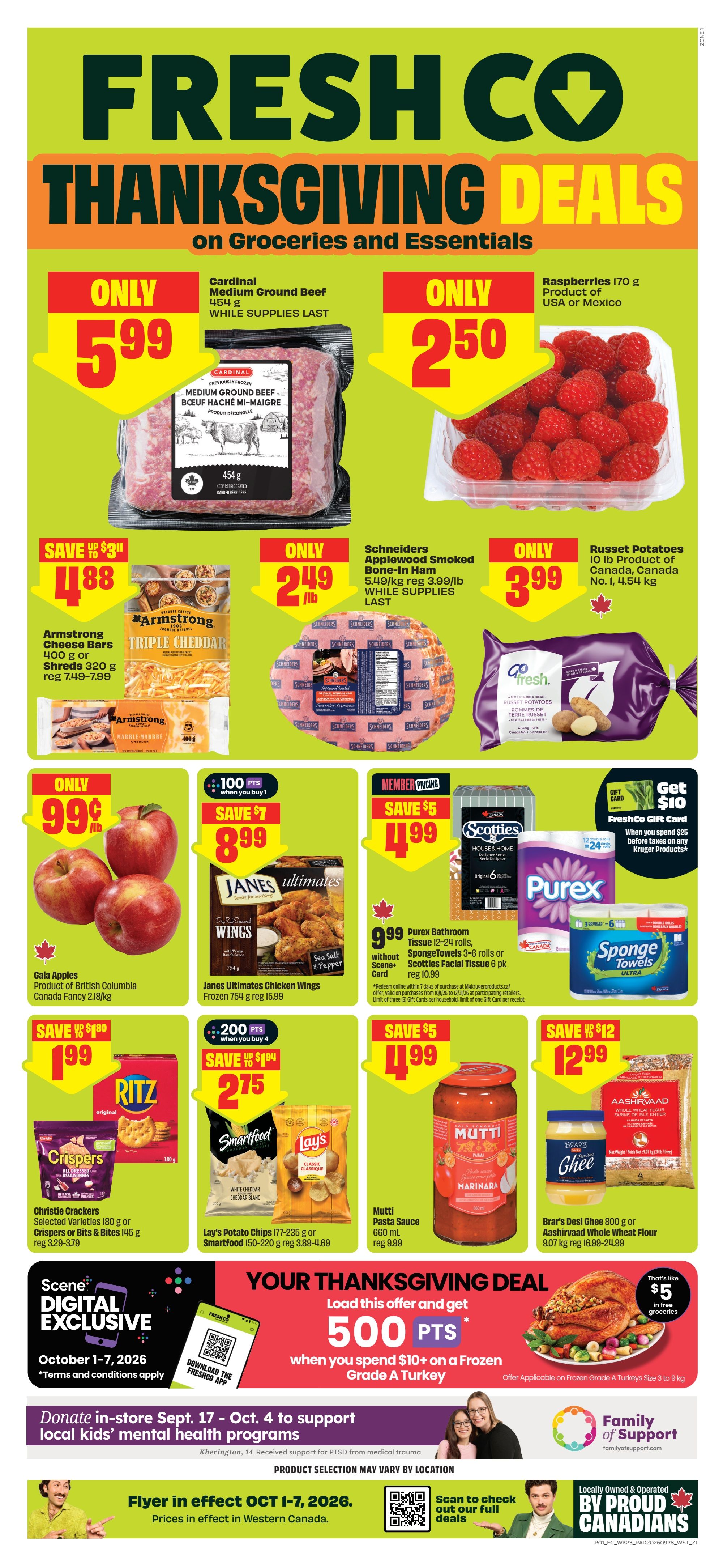 FreshCo (West) Flyer October 1 to 7