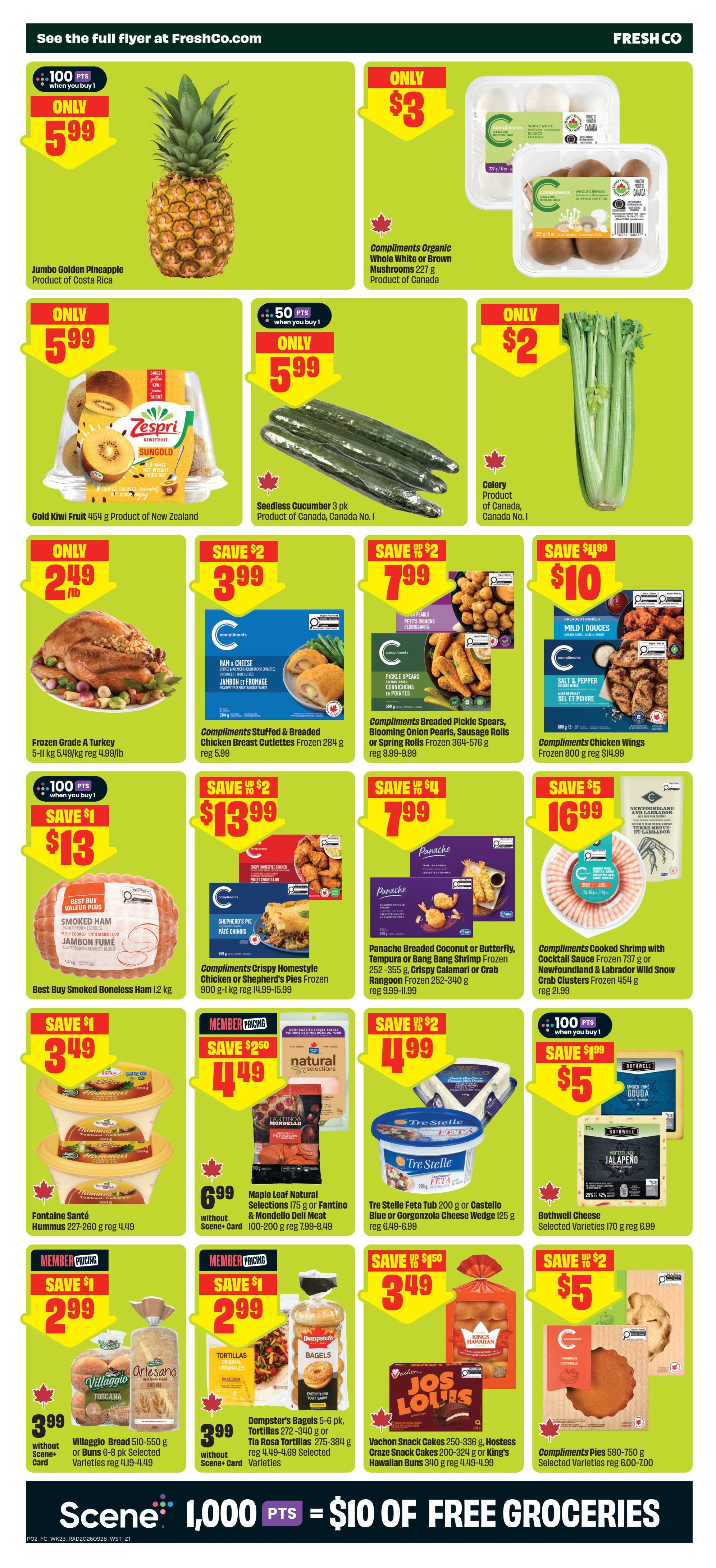 FreshCo (West) Flyer October 1 to 7