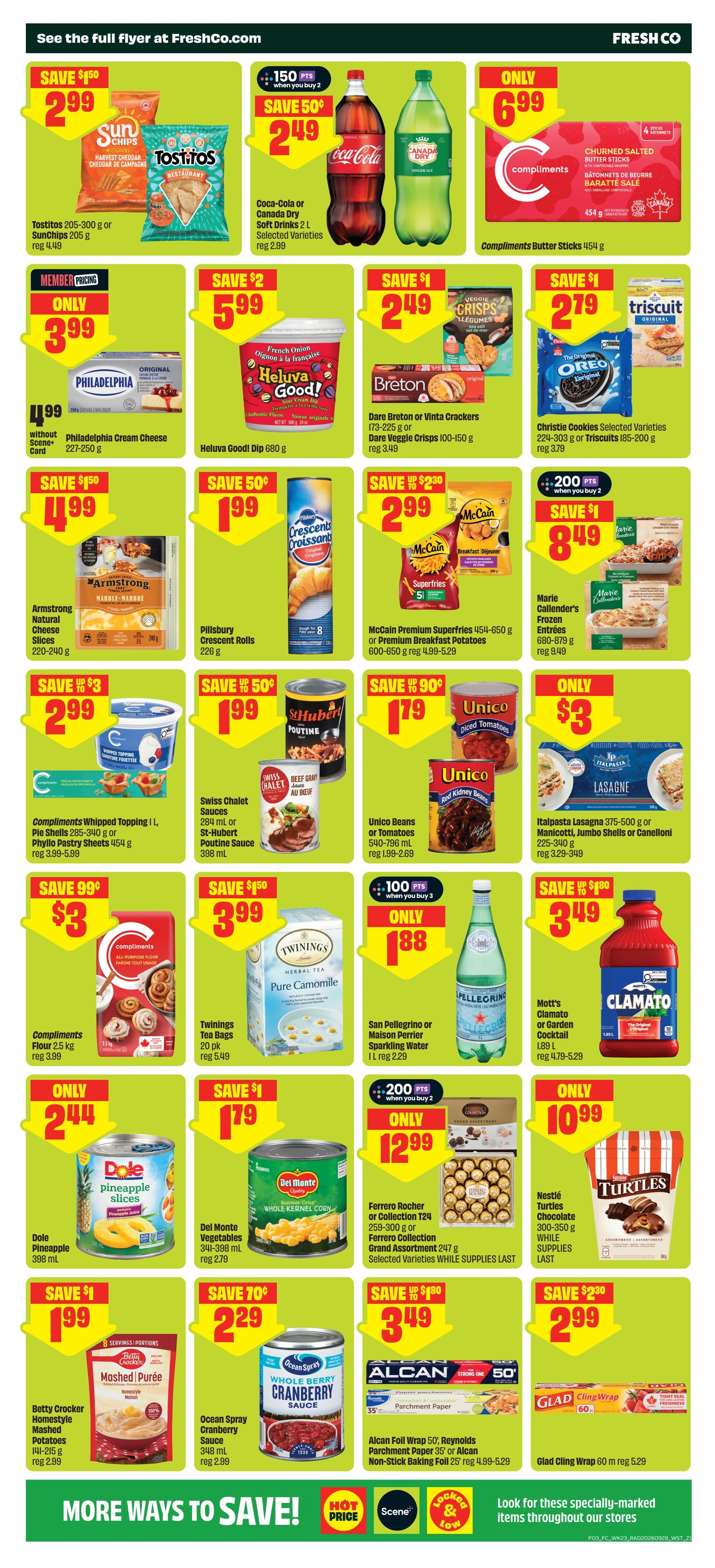 FreshCo (West) Flyer October 1 to 7