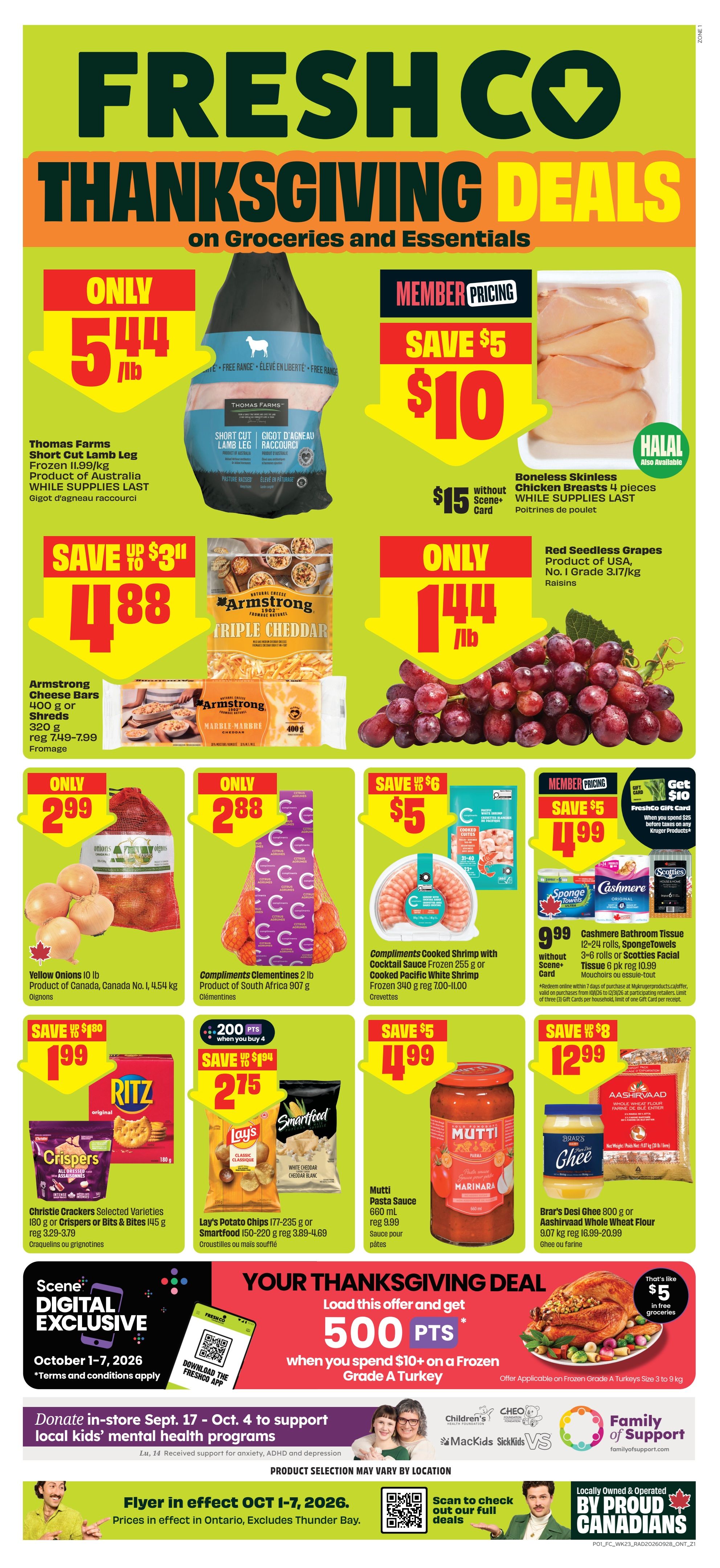 FreshCo (ON) Flyer October 1 to 7