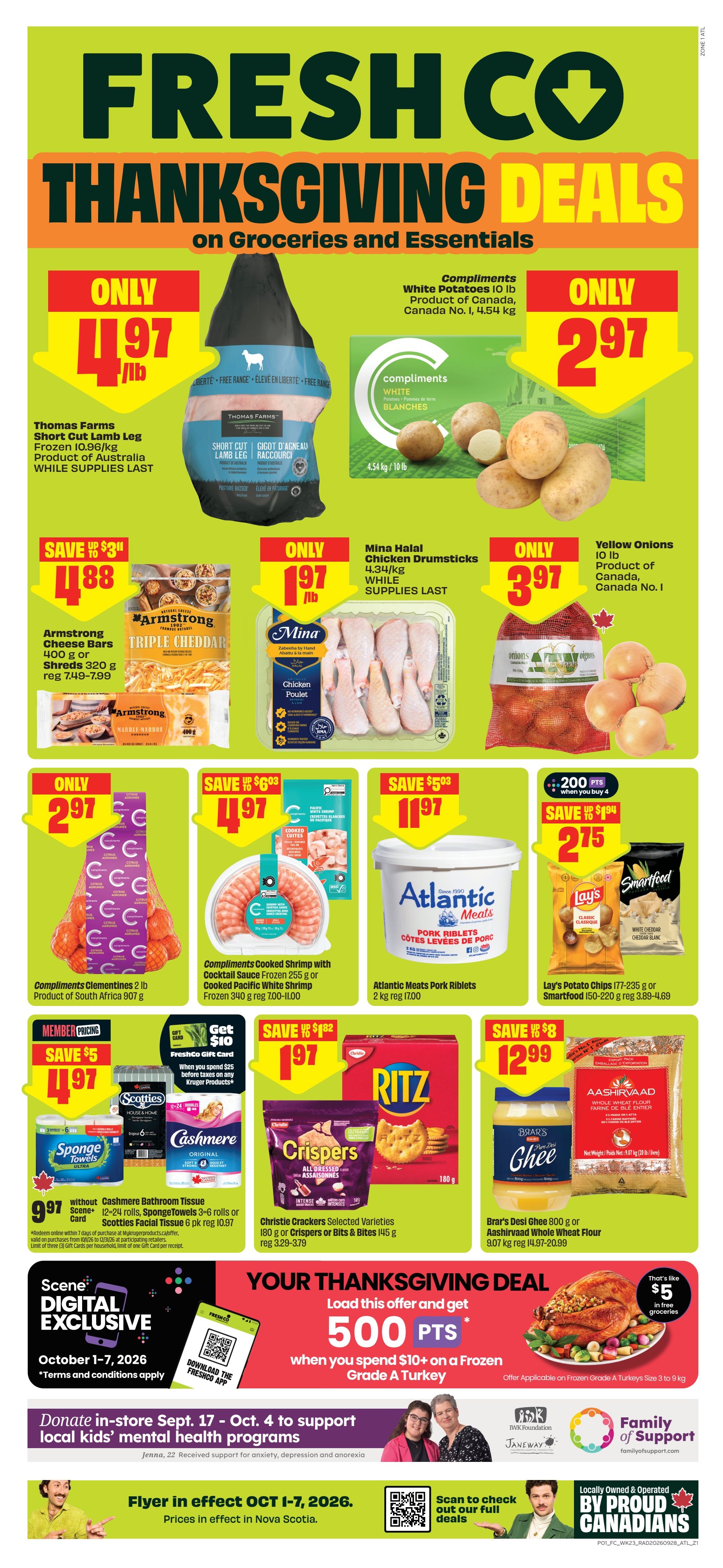 FreshCo (Atlantic) Flyer October 1 to 7