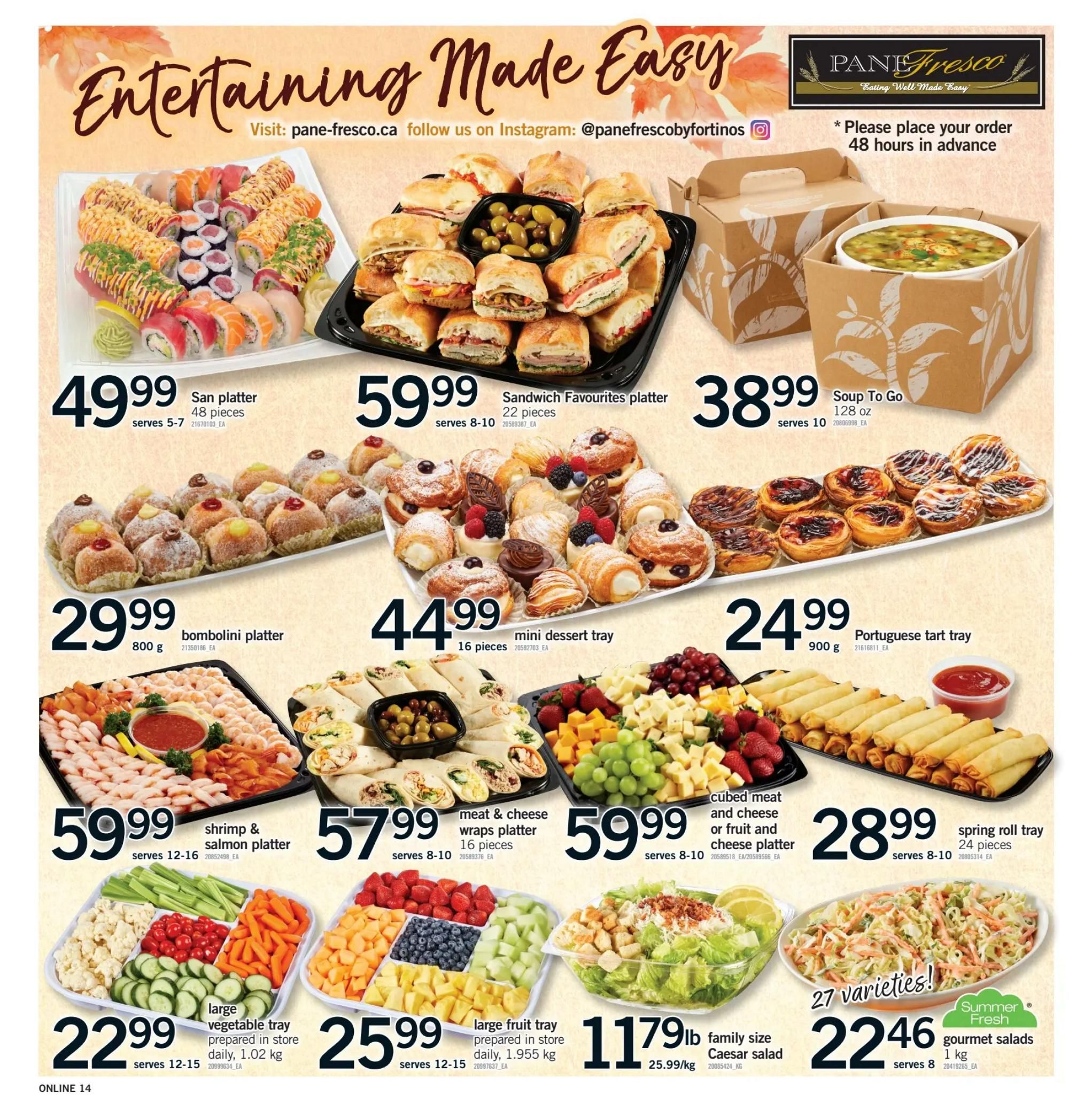 Fortinos Flyer October 1 to 7