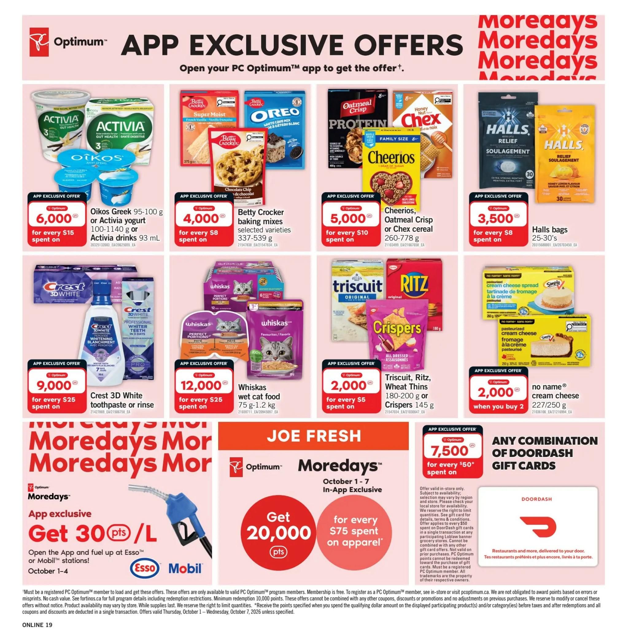 Fortinos Flyer October 1 to 7