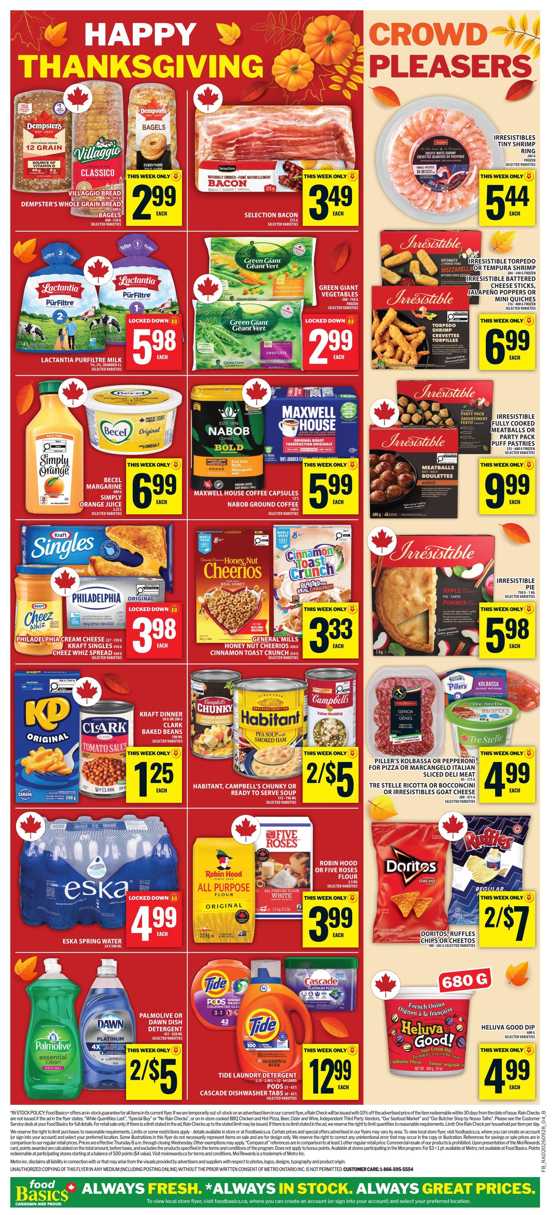 Food Basics Flyer October 1 to 7