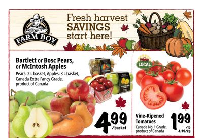 Farm Boy Flyer October 1 to 7