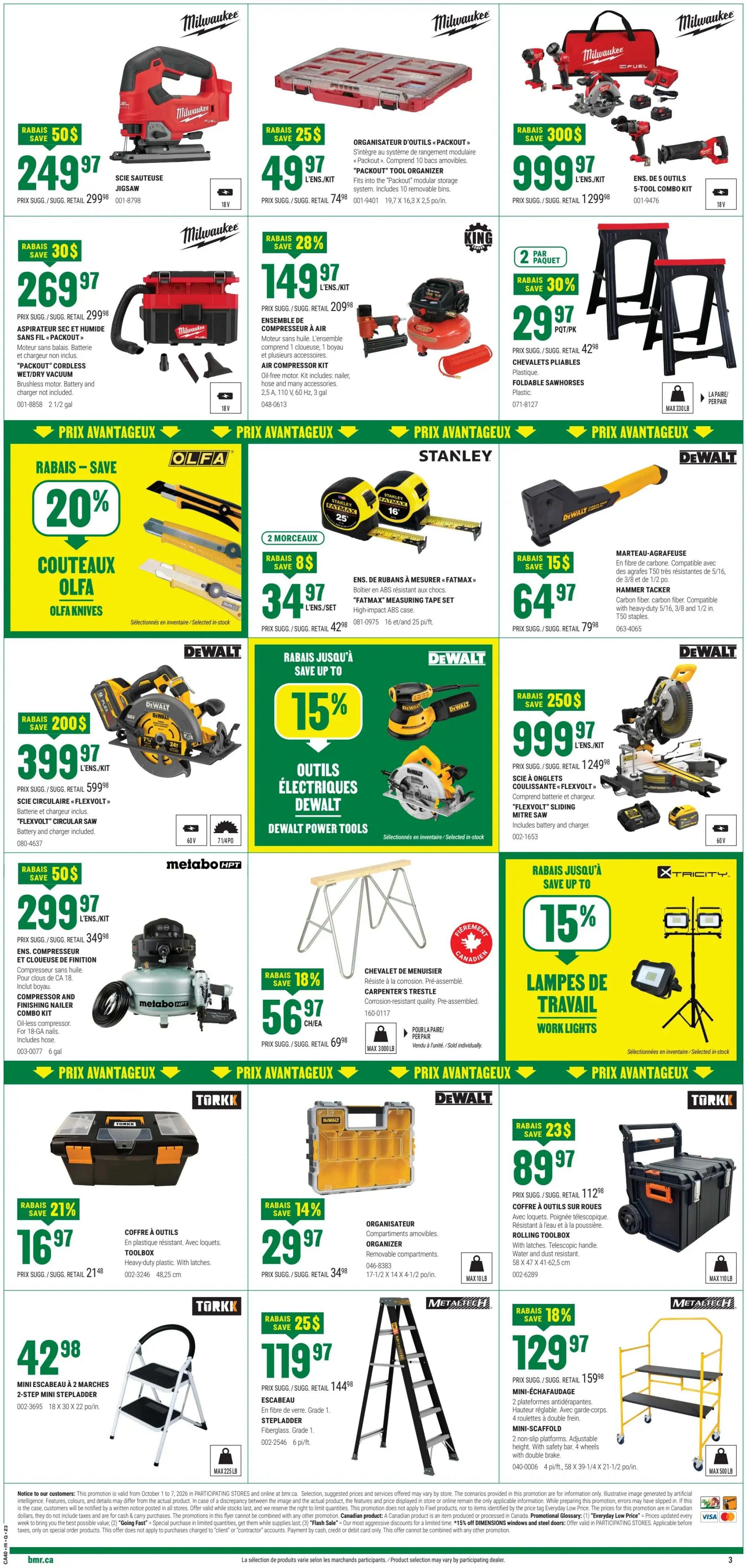 BMR Flyer October 1 to 7