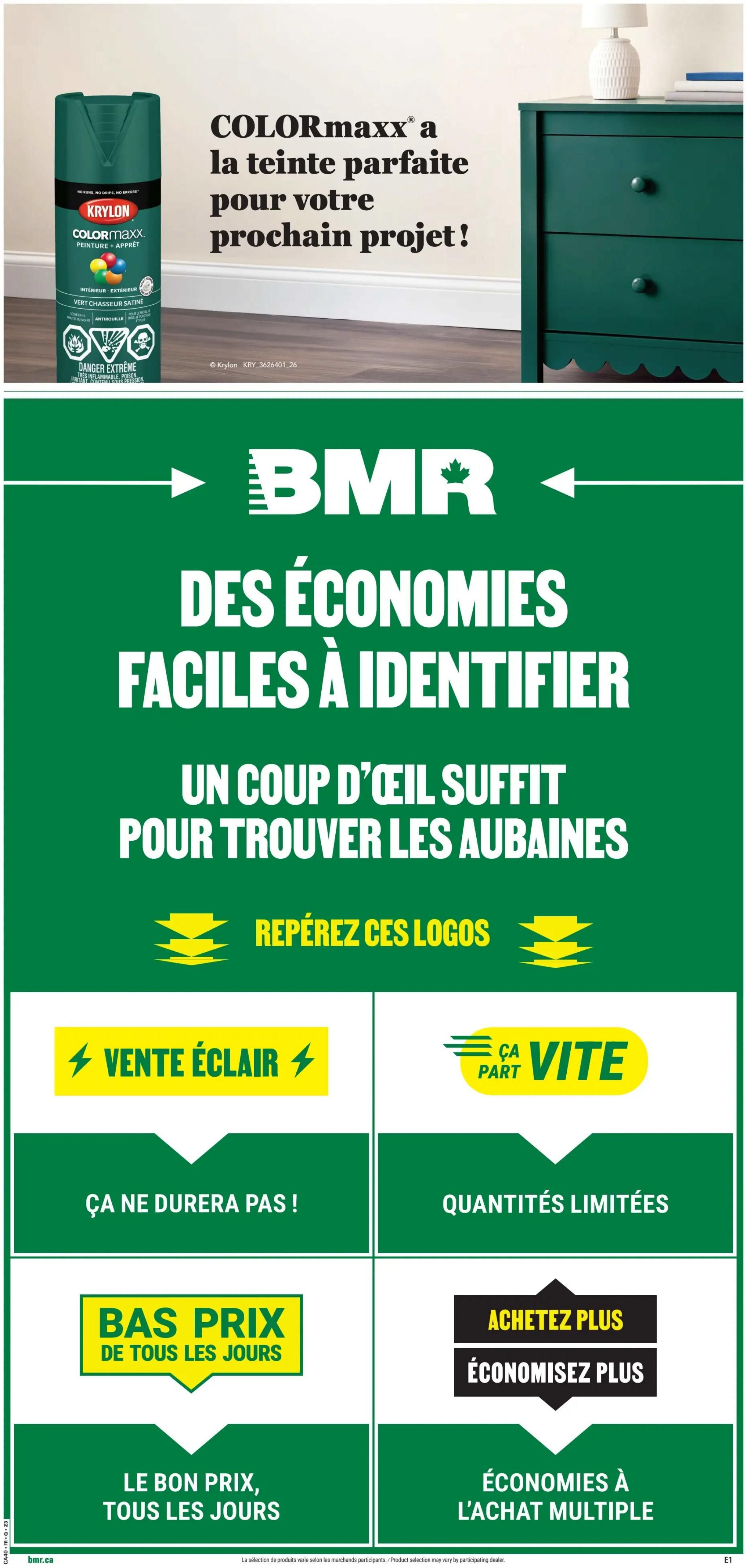 BMR Flyer October 1 to 7