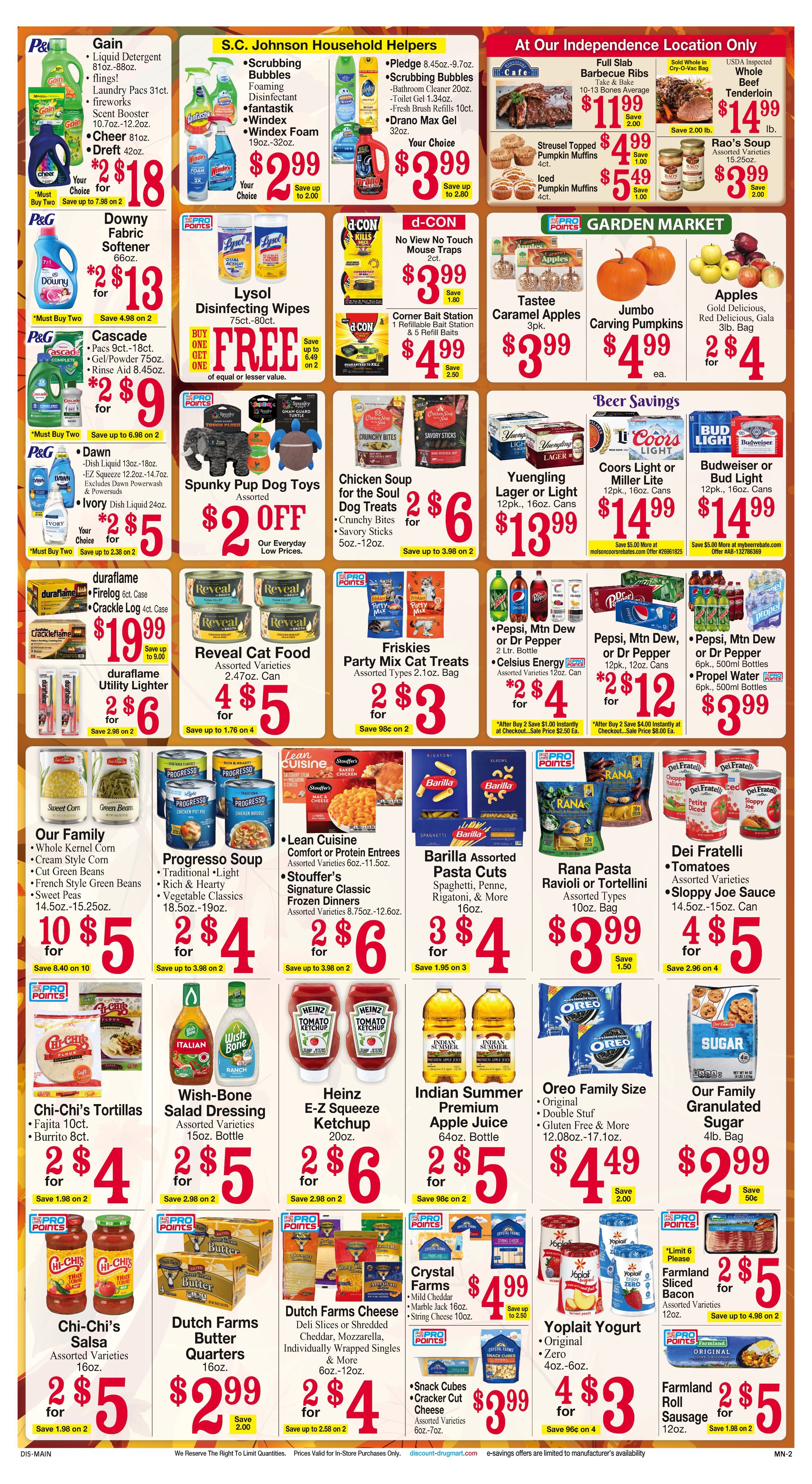 Discount Drug Mart (Ohio) Weekly Ad October 7 - 13, 2026