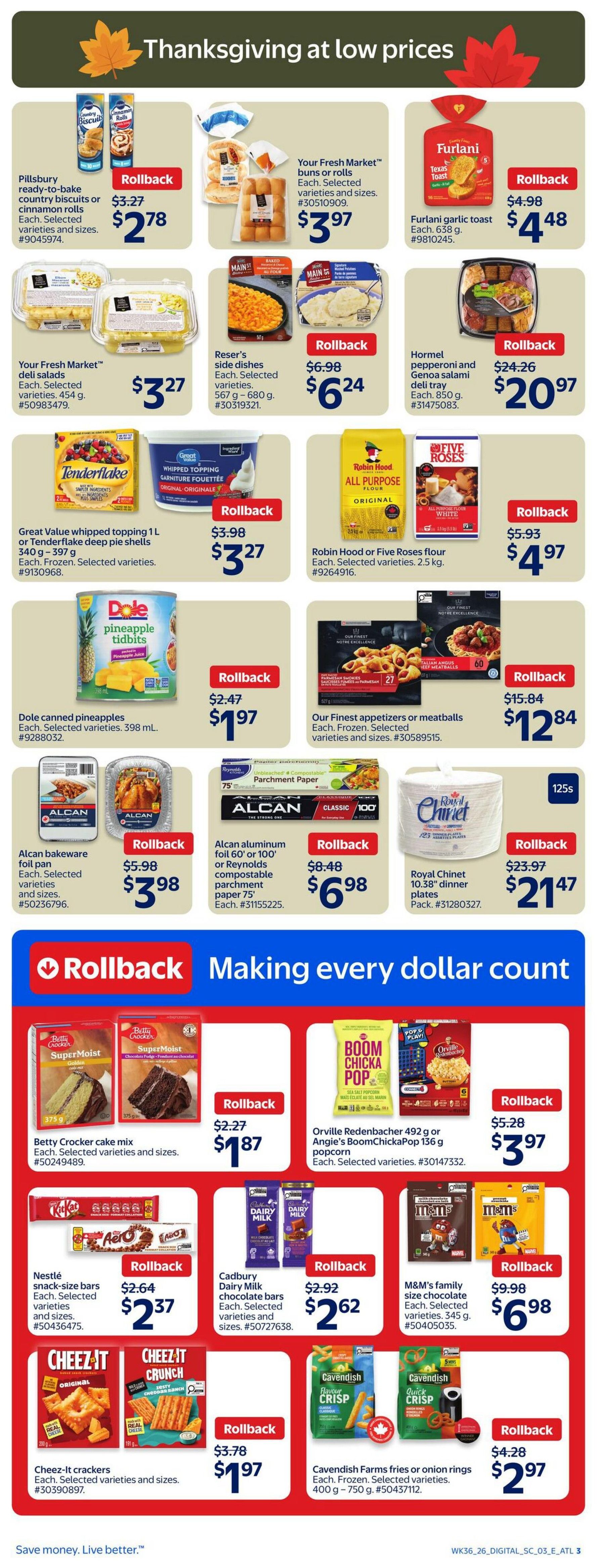 Walmart (Atlantic) Flyer October 1 to 7