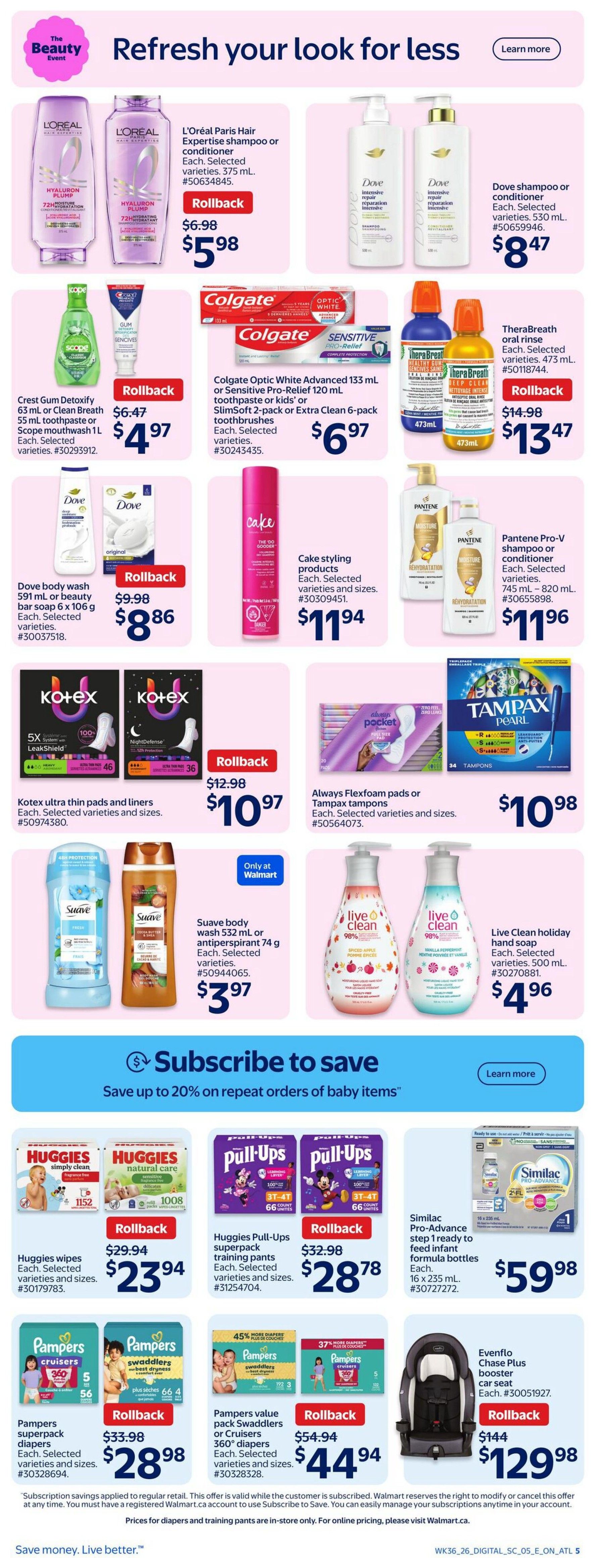 Walmart (Atlantic) Flyer October 1 to 7