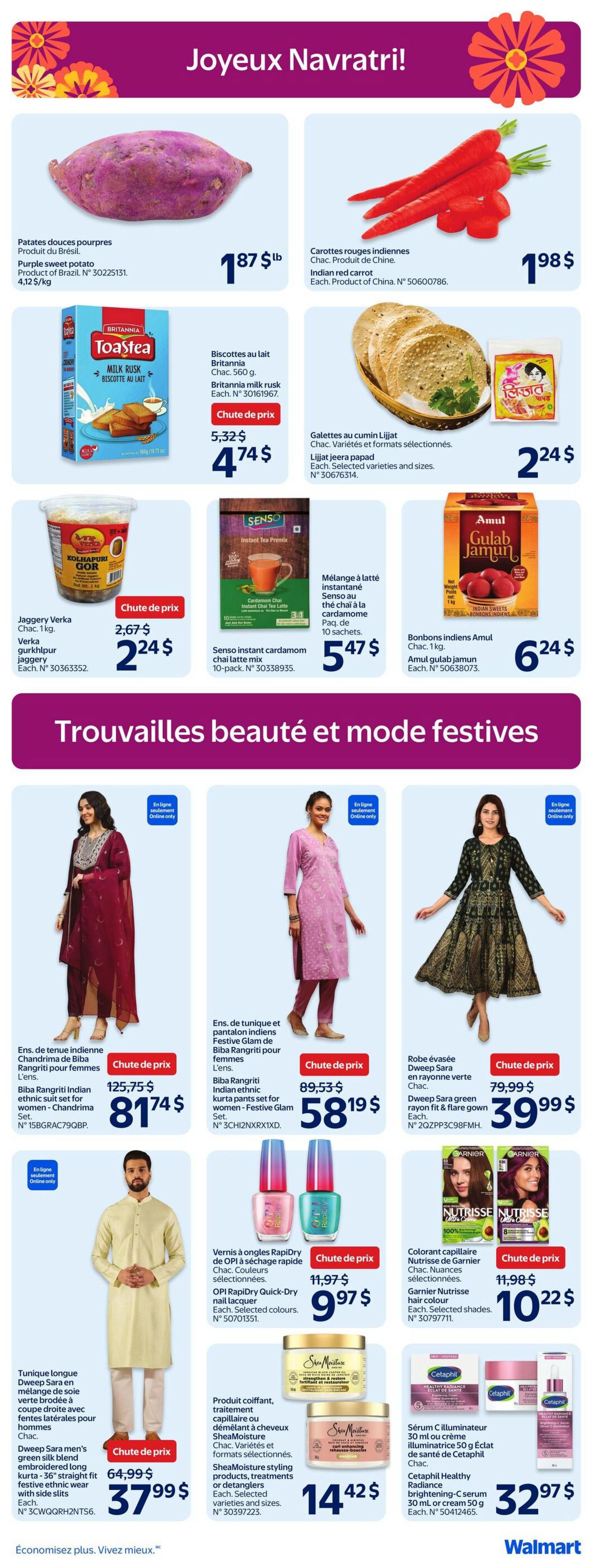 Walmart (QC) Flyer October 1 to 7