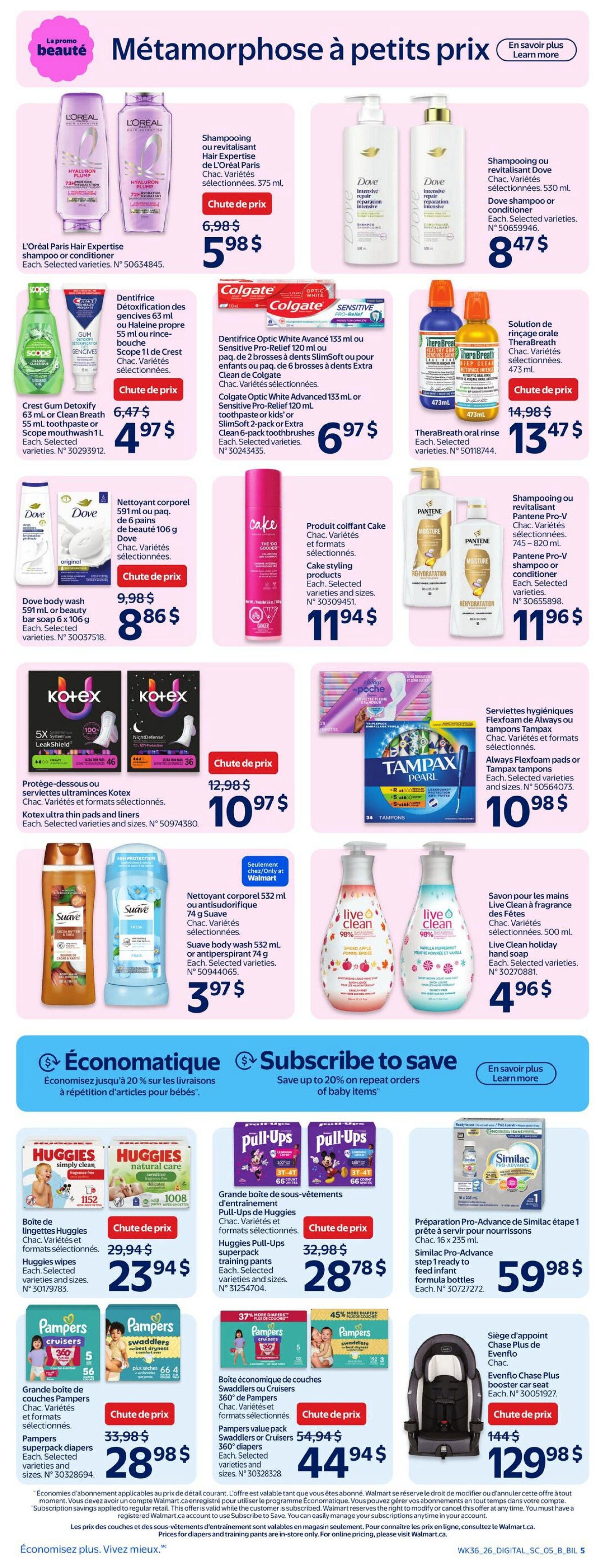 Walmart (QC) Flyer October 1 to 7