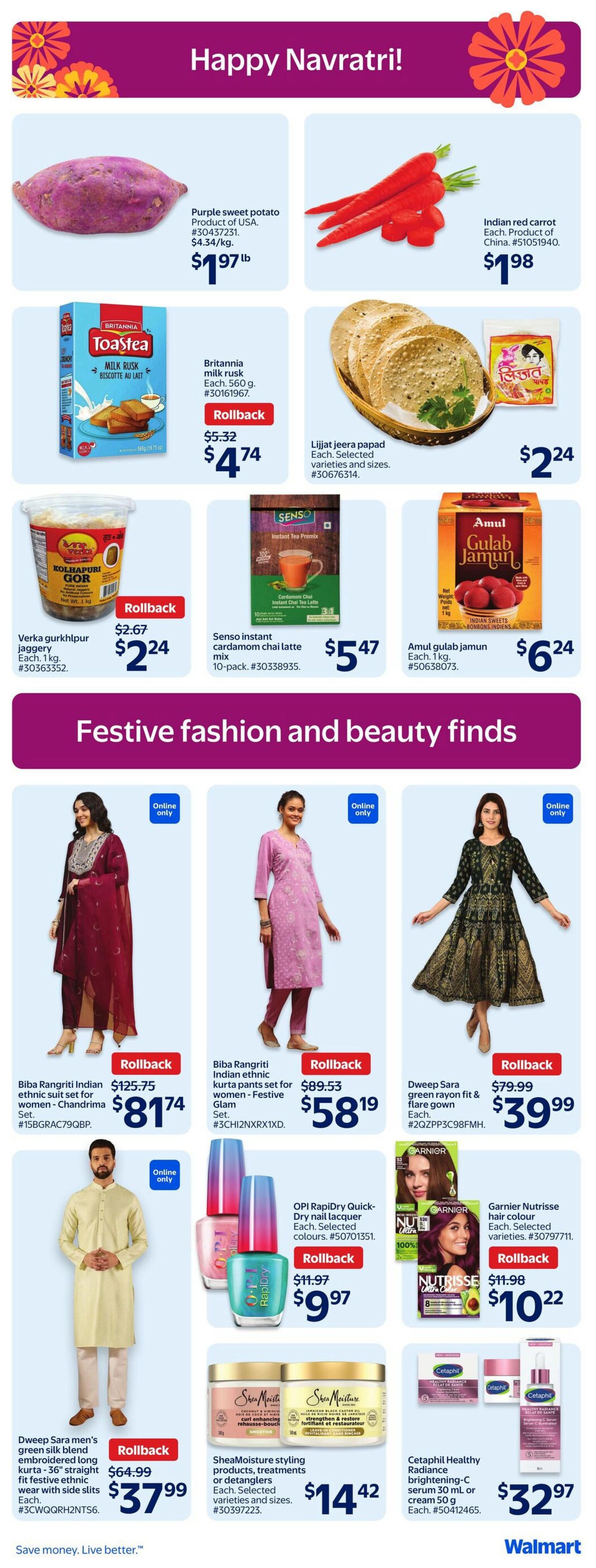 Walmart (West) Flyer October 1 to 7