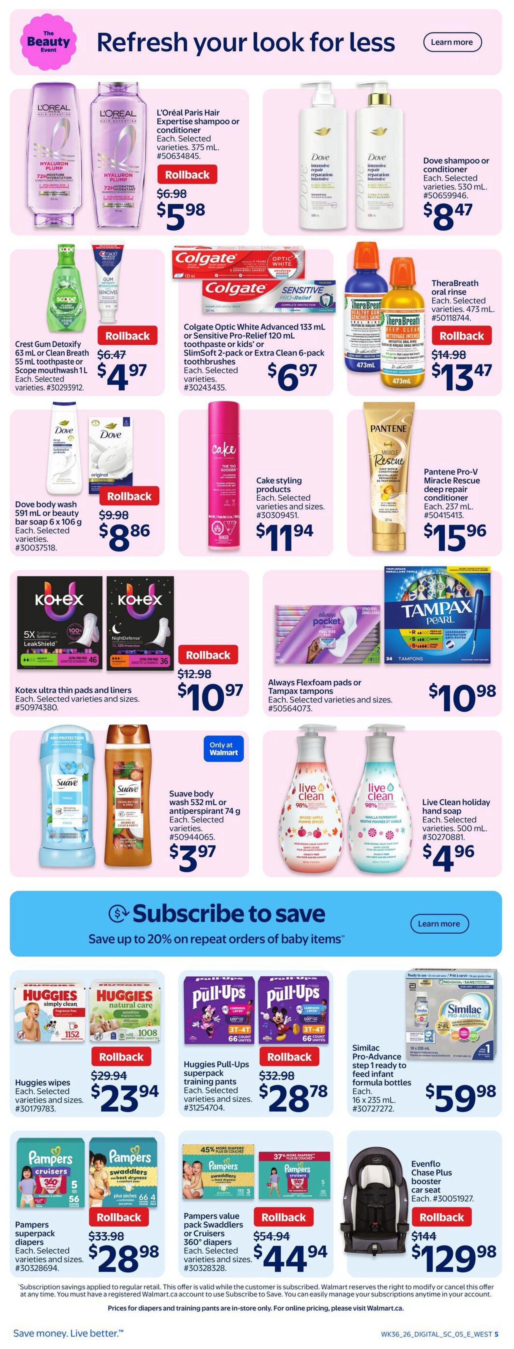Walmart (West) Flyer October 1 to 7