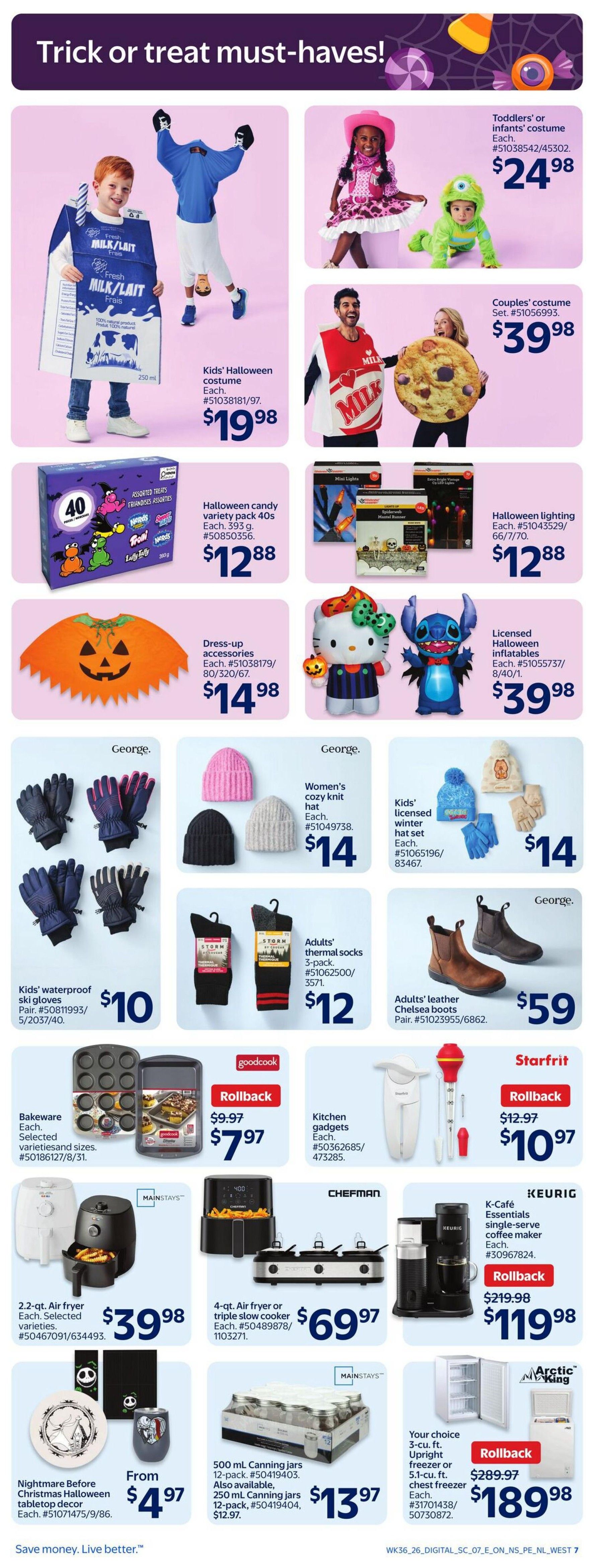 Walmart (West) Flyer October 1 to 7