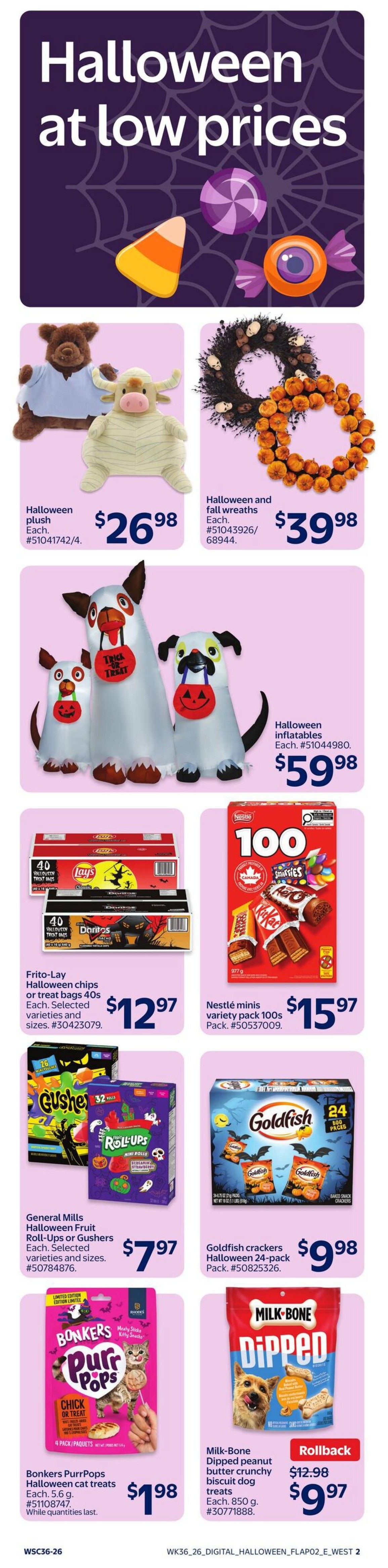 Walmart (West) Flyer October 1 to 7