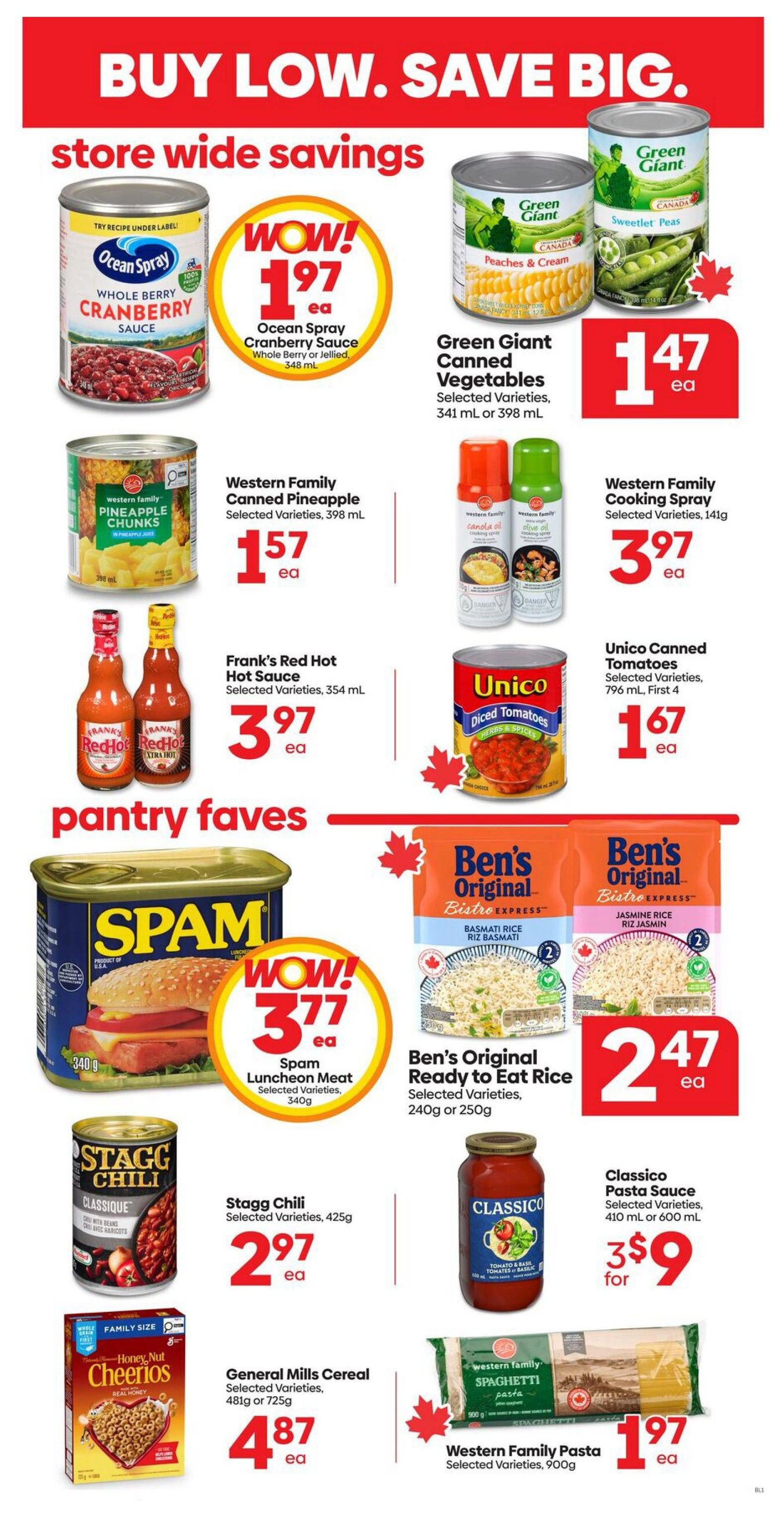 Buy-Low Foods Flyer October 1 to 7