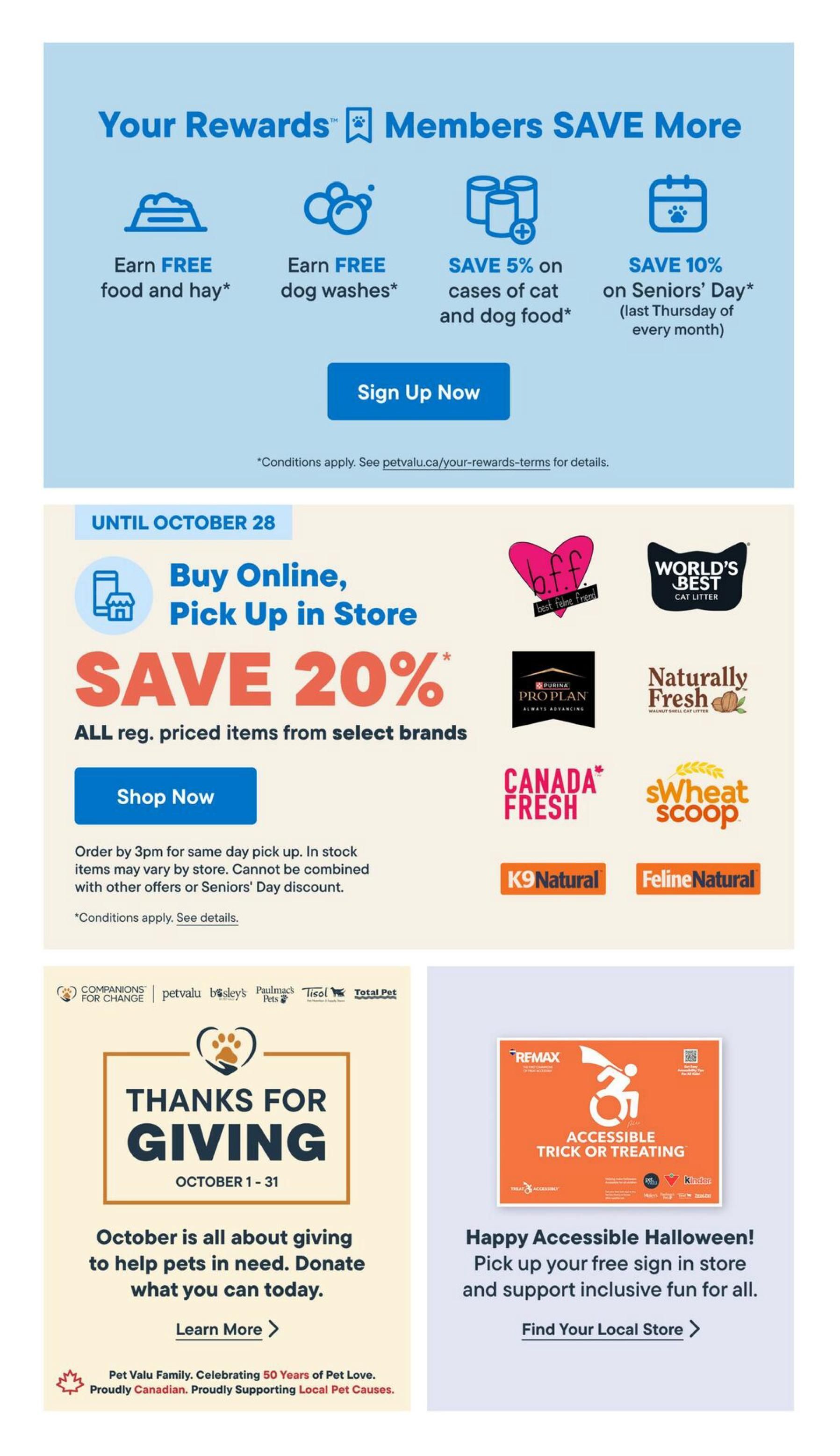 Bosley's by PetValu Flyer October 1 to 14