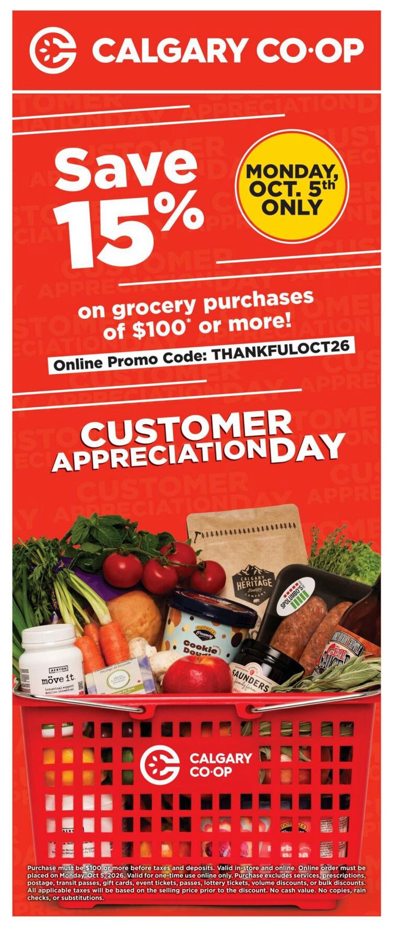 Calgary Co-op Flyer October 1 to 7
