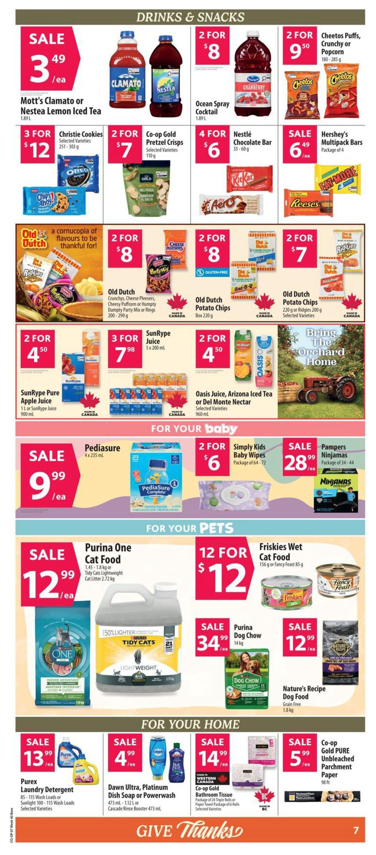Co-op (West) Food Store Flyer October 1 to 7