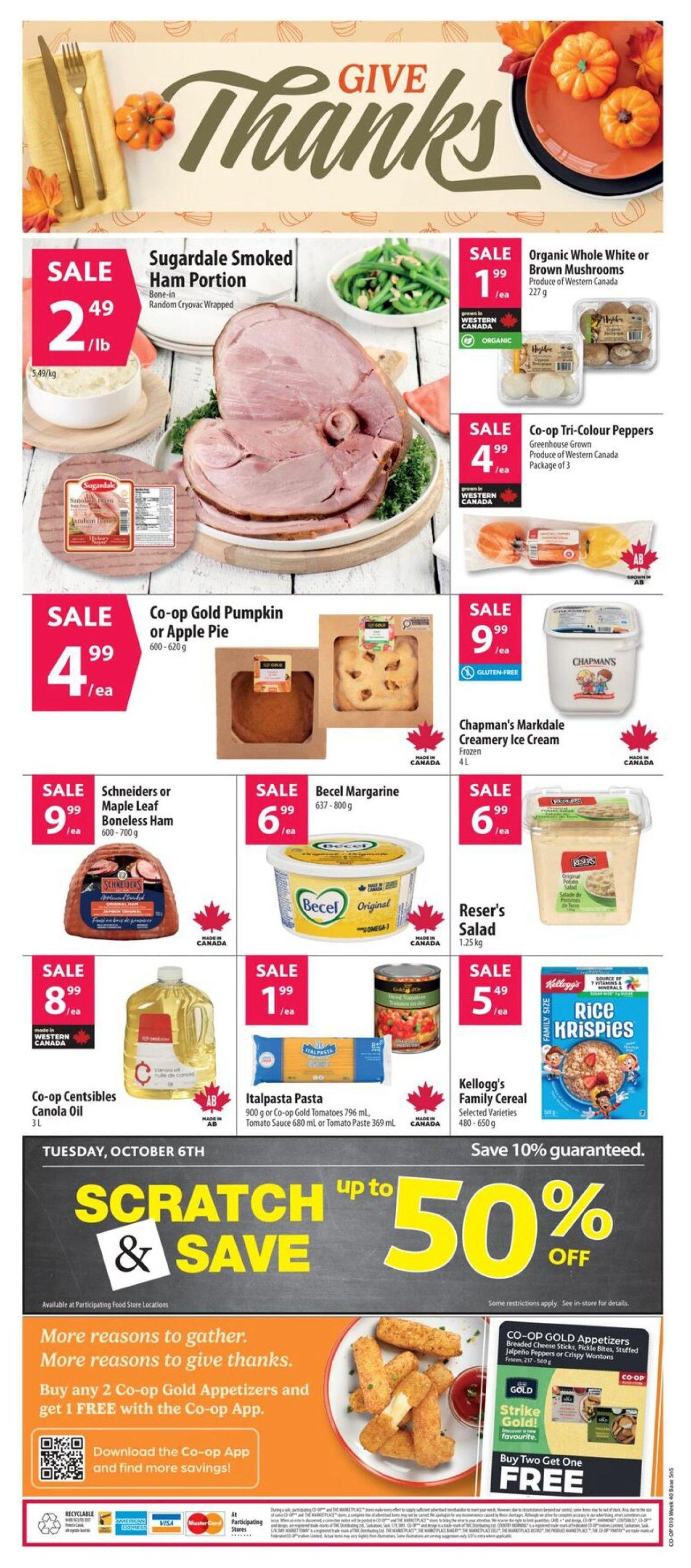 Co-op (West) Food Store Flyer October 1 to 7