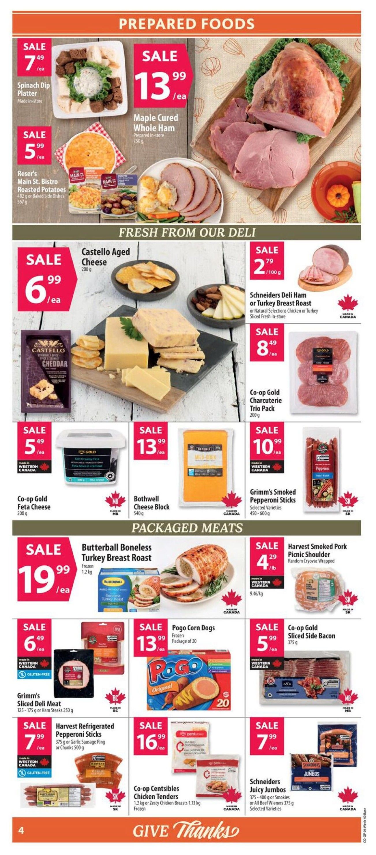 Co-op (West) Food Store Flyer October 1 to 7