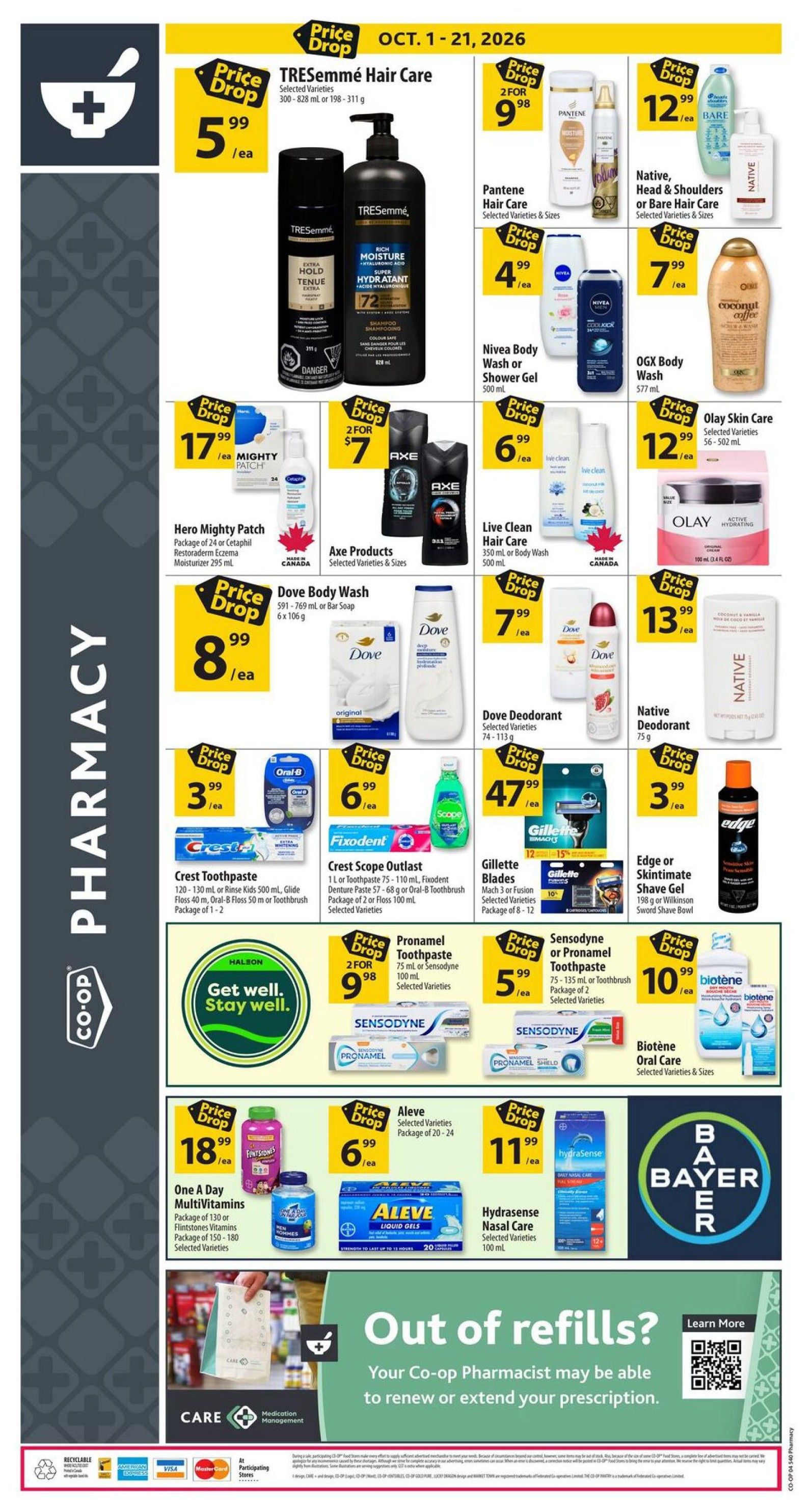 Co-op (West) Pharmacy Flyer October 1 to 21