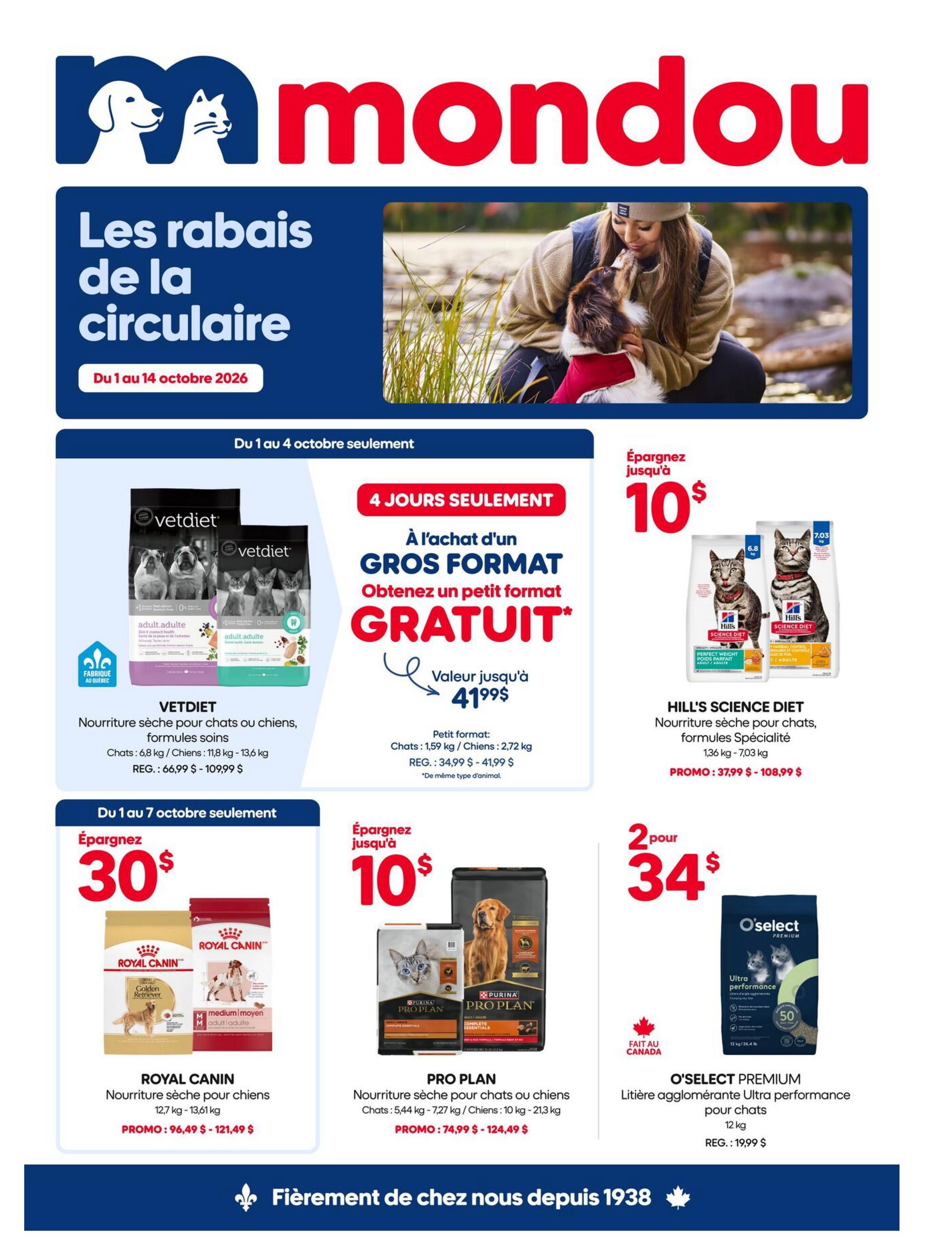 Mondou Flyer October 1 to 14