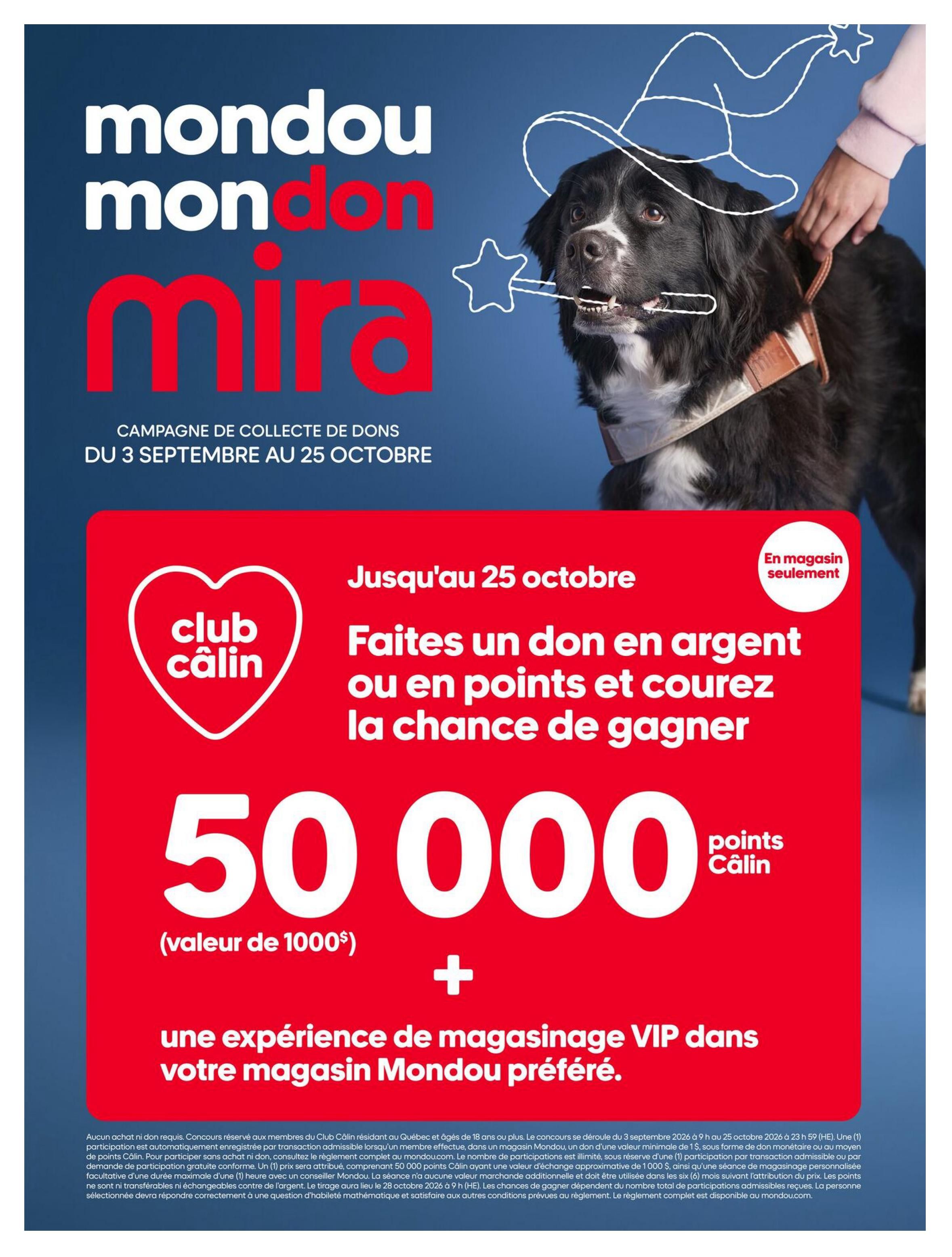 Mondou Flyer October 1 to 14