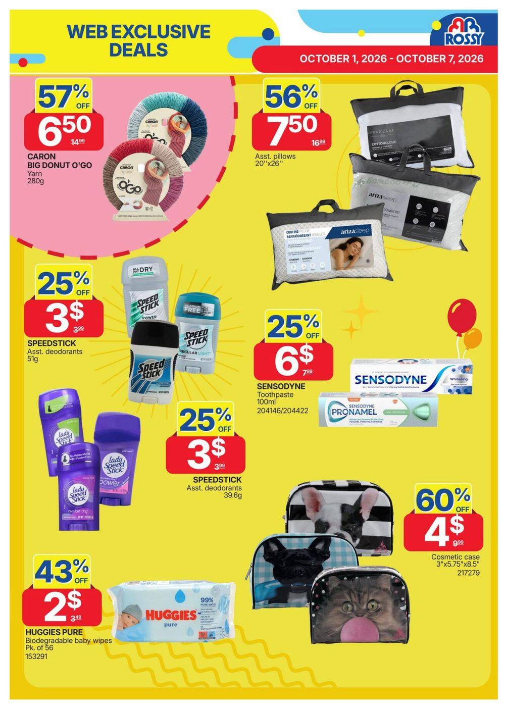 Rossy Flyer October 1 to 7